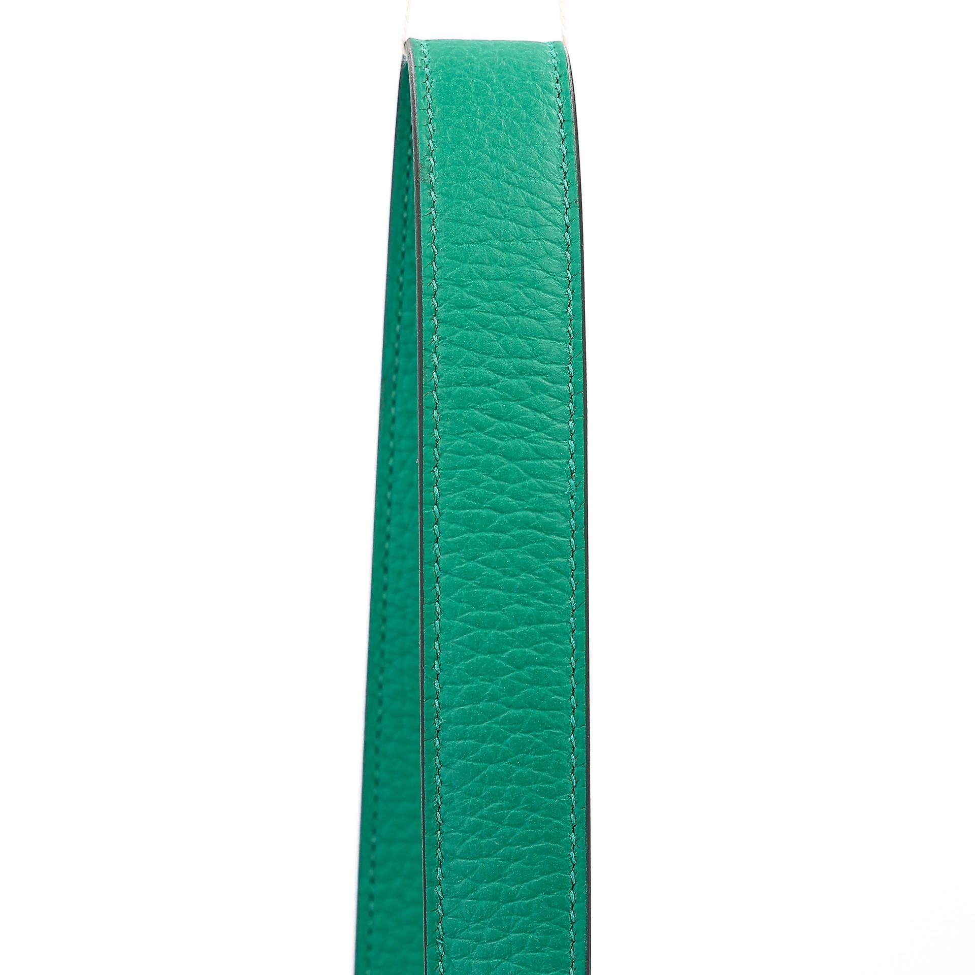 ランク N 新品 HERMÈS エルメス ミニリンディ2 ヴェールヴェルティゴ (U4) トリヨン シルバー金具 W刻印 (2024) - 4
