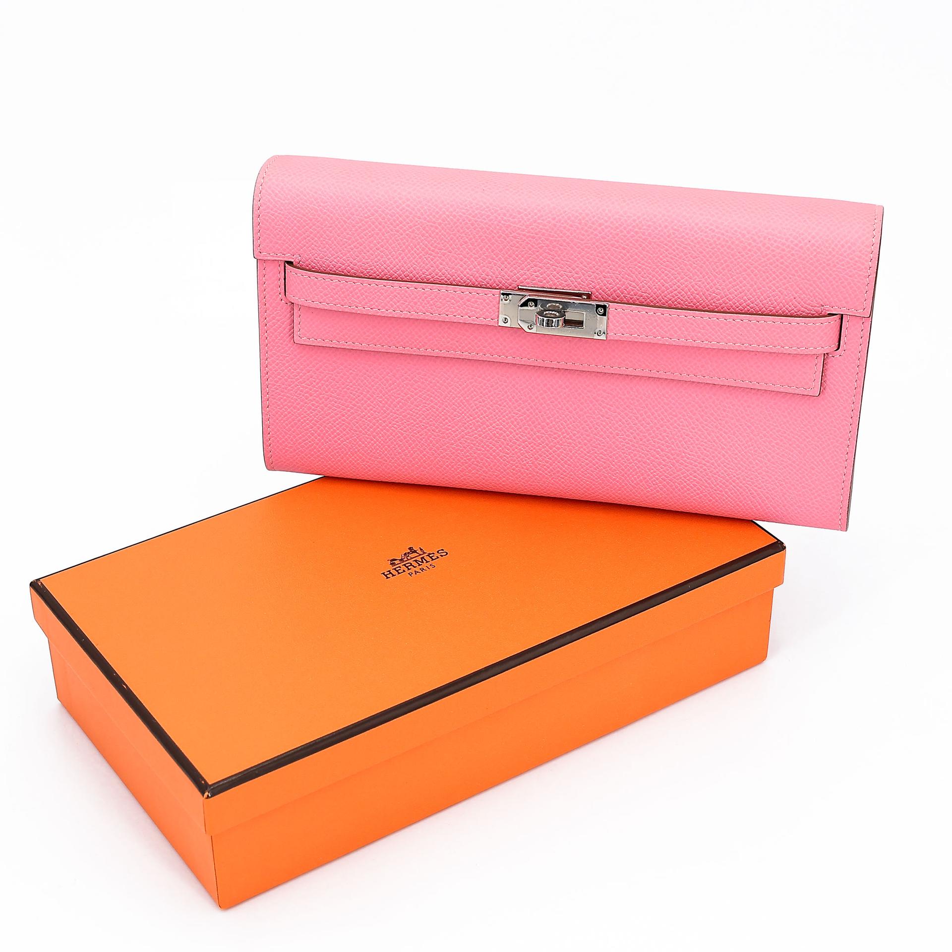 ランク SA HERMÈS エルメス ケリートゥーゴー ローズコンフェッティ (1Q) エプソン シルバー金具 Y刻印 - 5