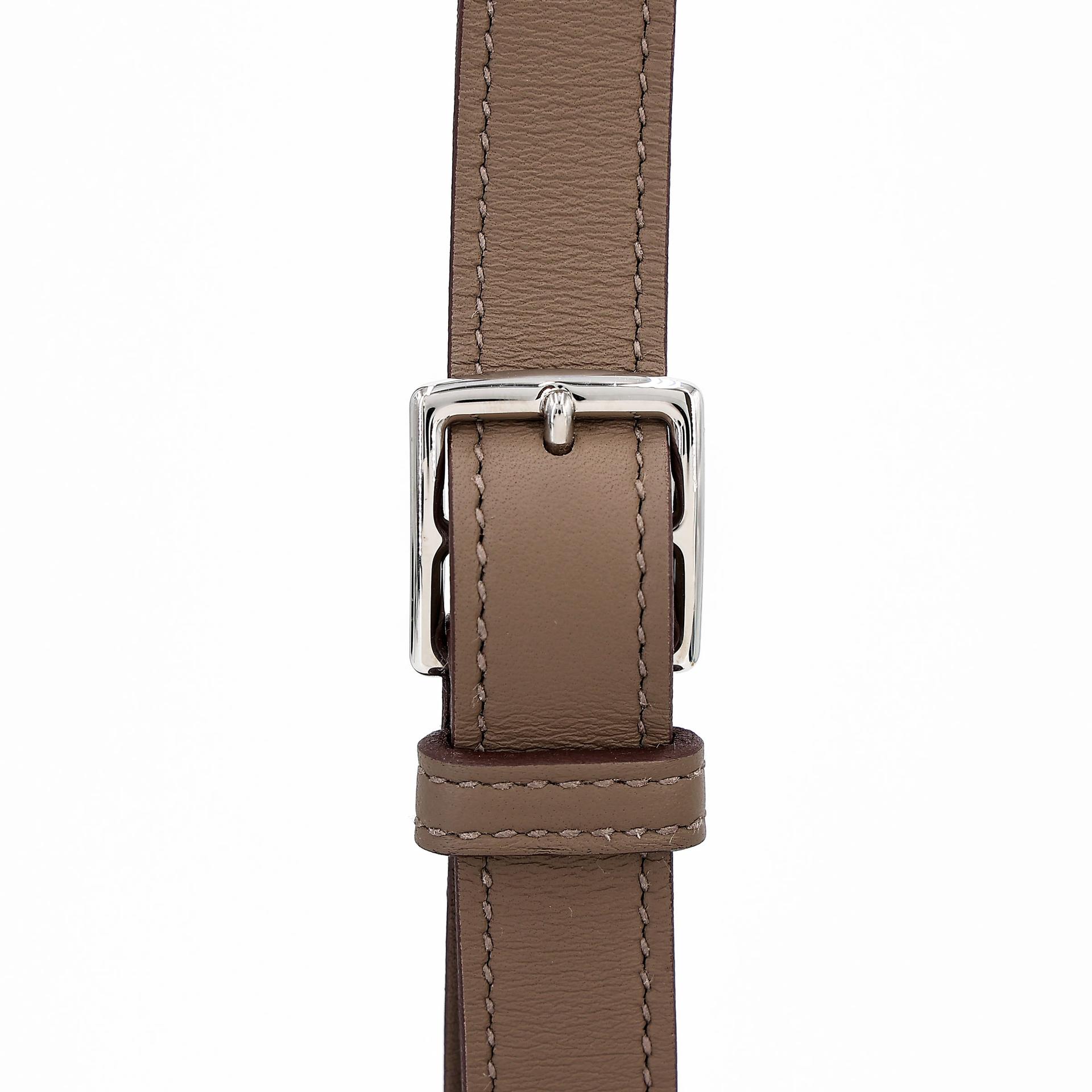 Brand New ( Rank N ) HERMÈS Kelly Moove Etoupe (18) Swift Palladium hardware W (2024) - 5