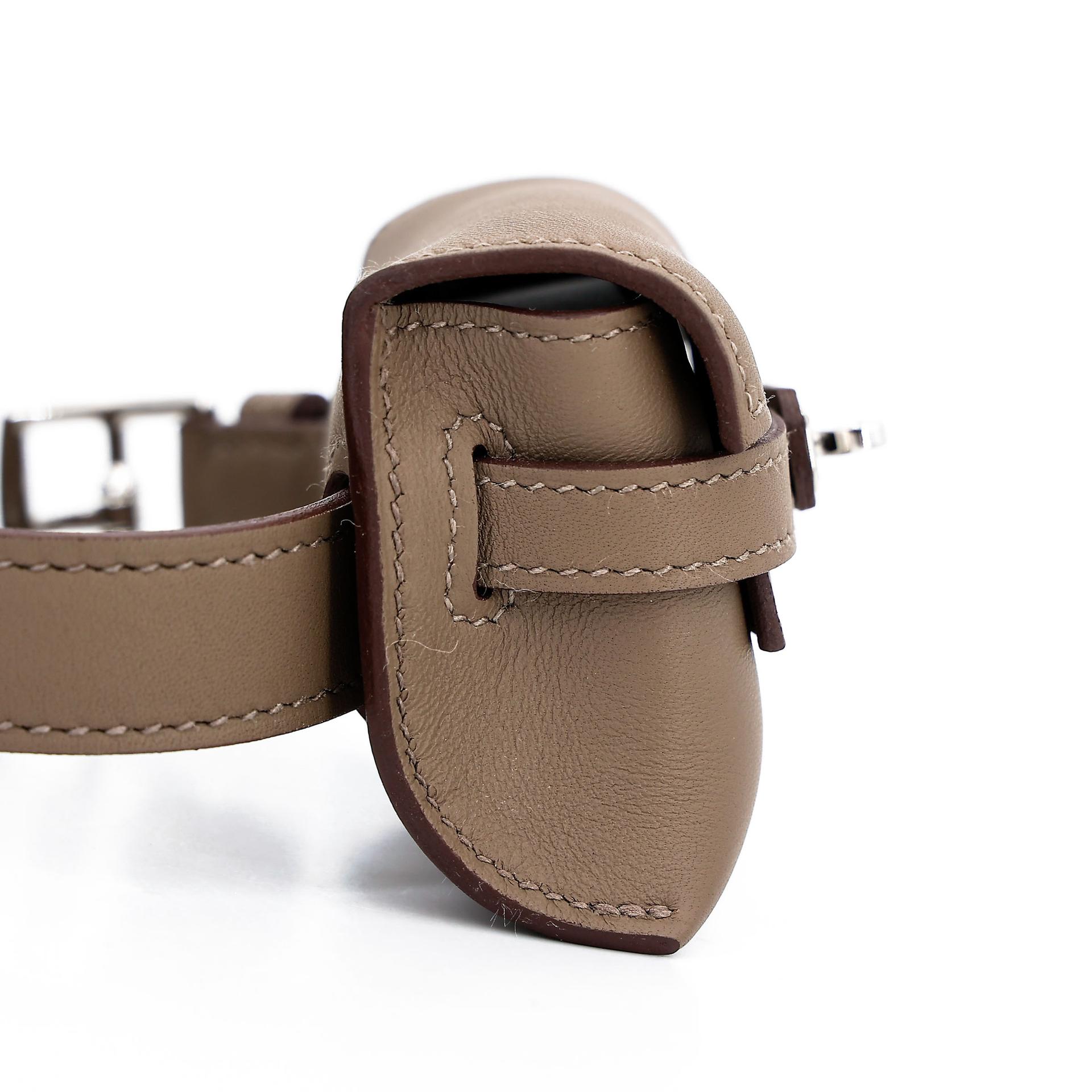 Brand New ( Rank N ) HERMÈS Kelly Moove Etoupe (18) Swift Palladium hardware W (2024) - 20