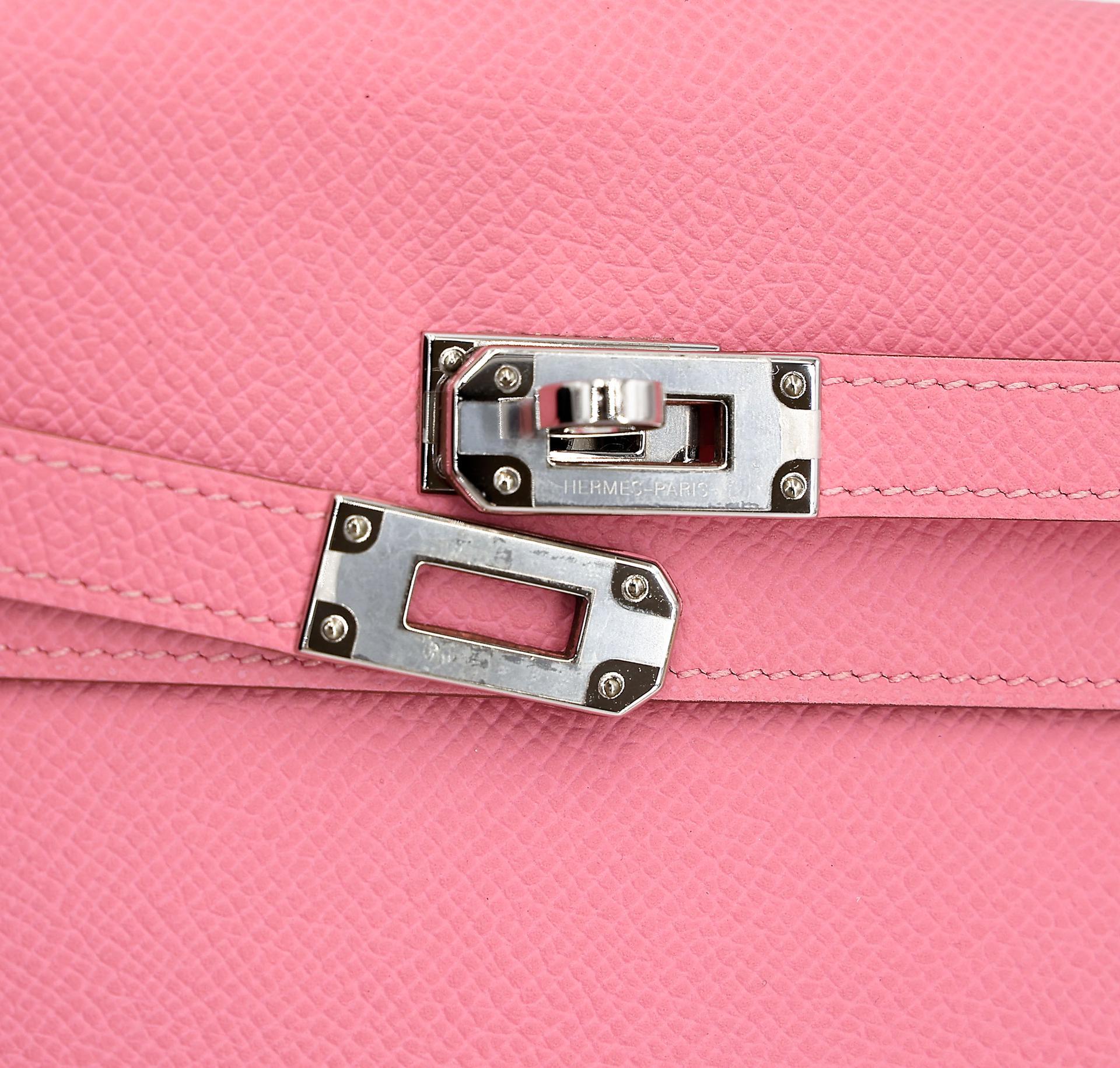 ランク SA HERMÈS エルメス ケリートゥーゴー ローズコンフェッティ (1Q) エプソン シルバー金具 Y刻印 - 11