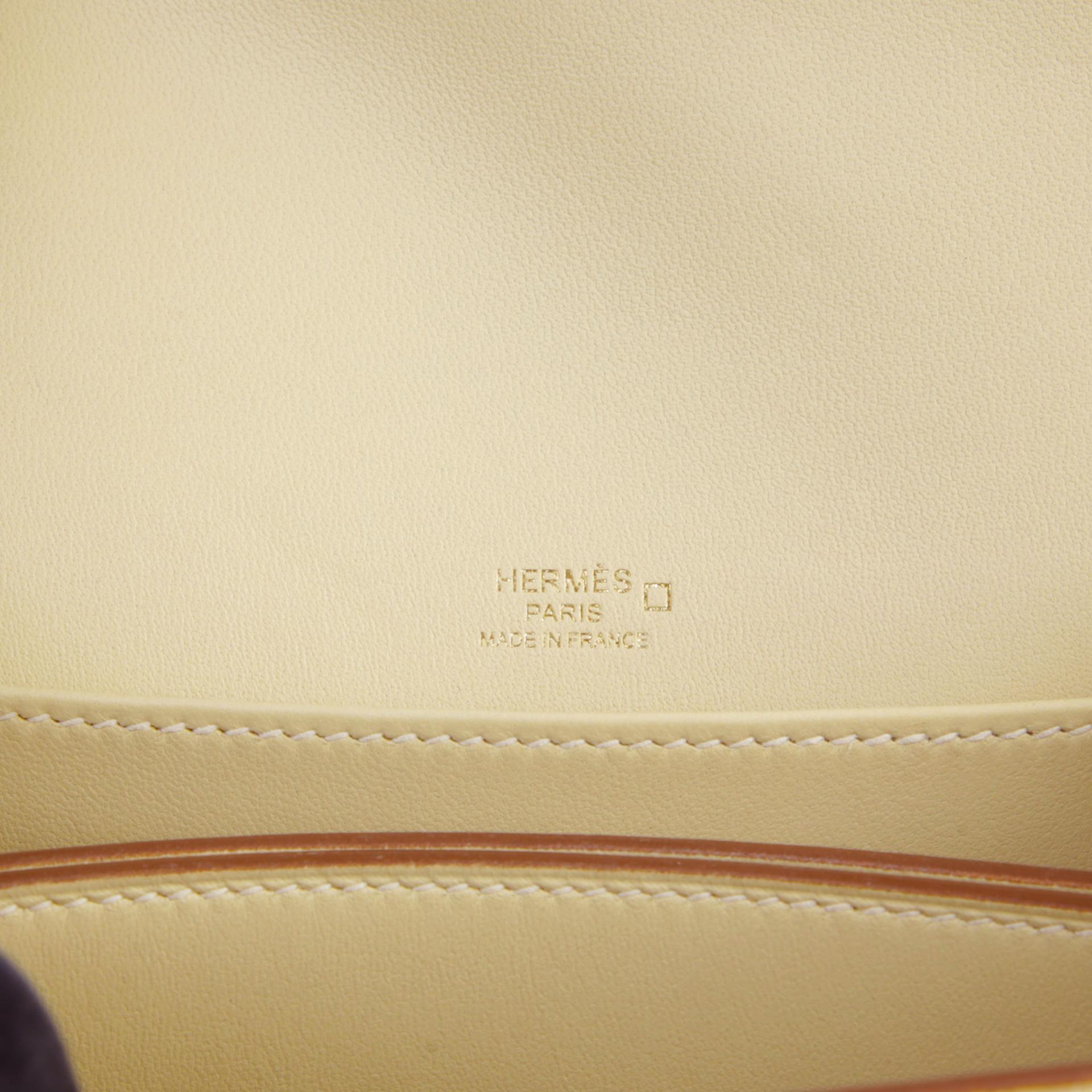 Brand New ( Rank N )  HERMÈS  Roulis Mini Vanille (Y1) Matte Alligator Permabrass hardware W (2024) - 8