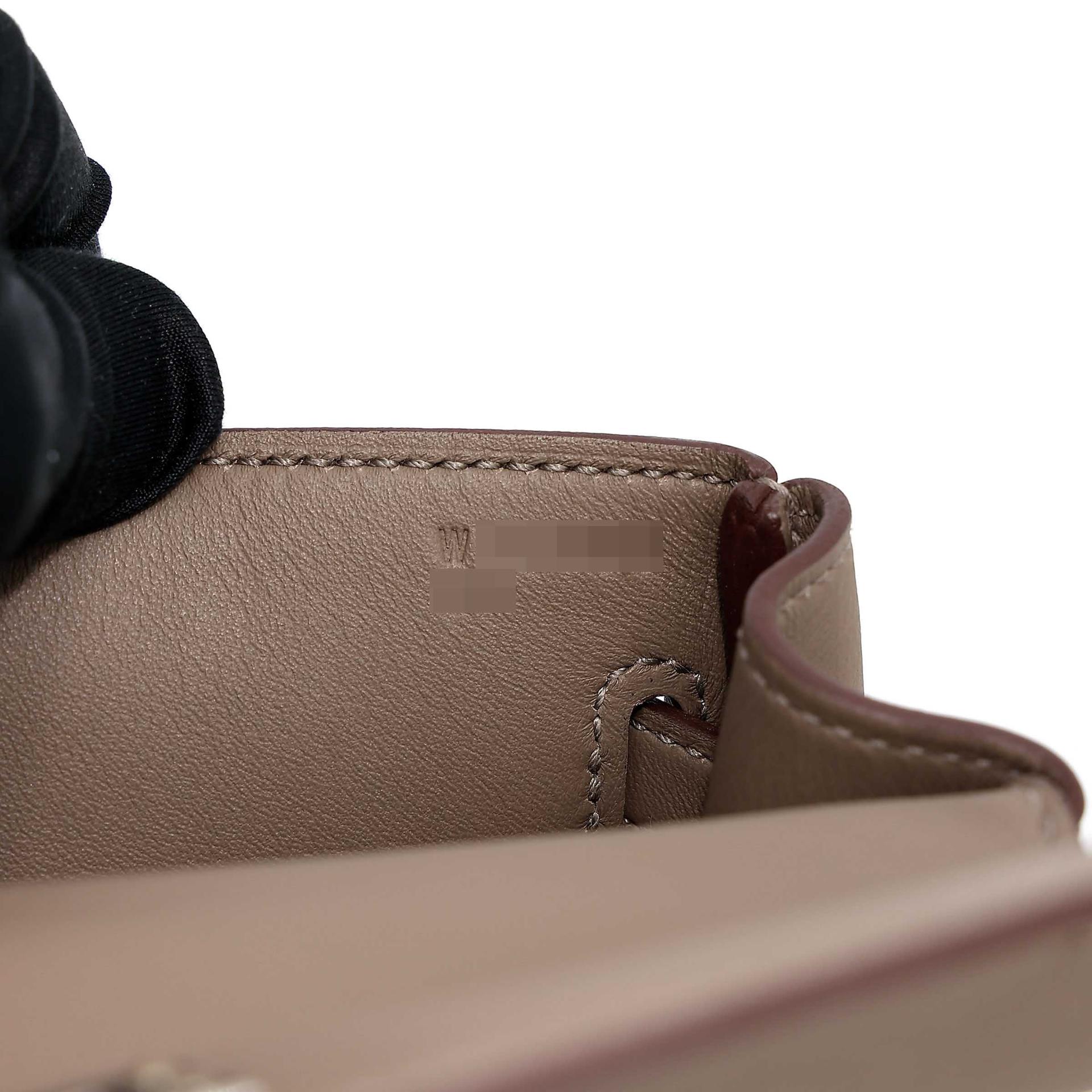 Brand New ( Rank N ) HERMÈS Kelly Moove Etoupe (18) Swift Palladium hardware W (2024) - 15