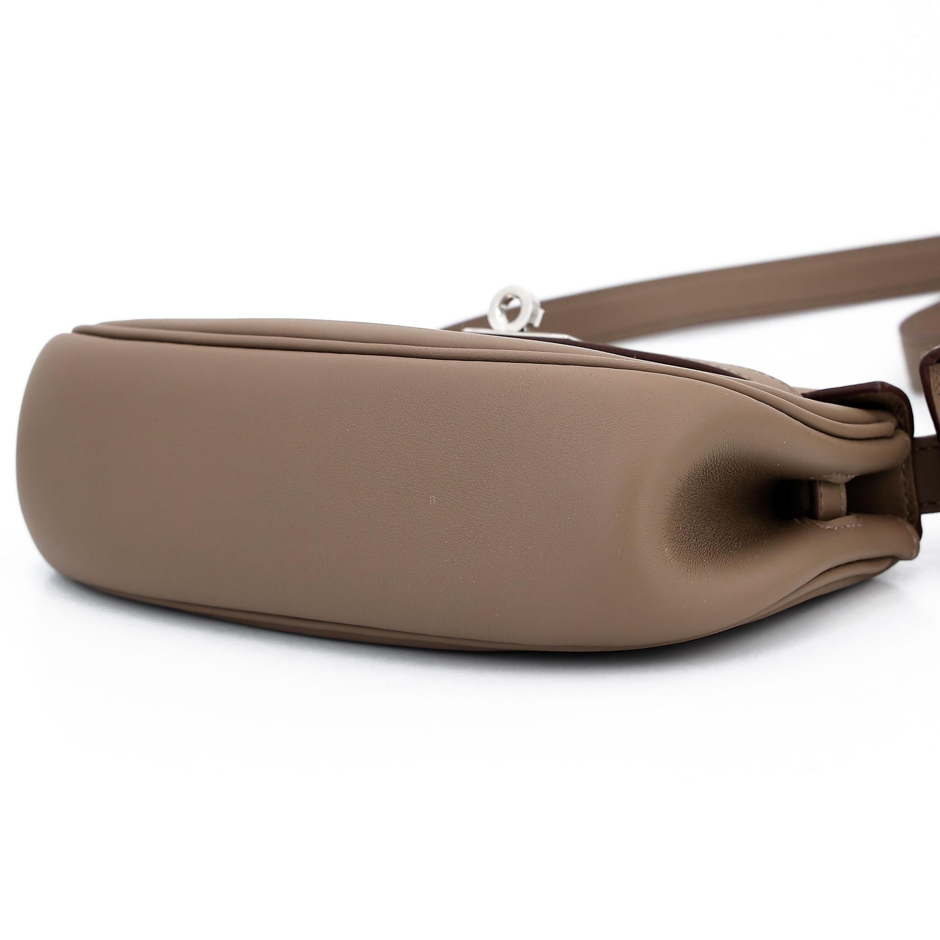Brand New ( Rank N ) HERMÈS Kelly Moove Etoupe (18) Swift Palladium hardware W (2024) - 6