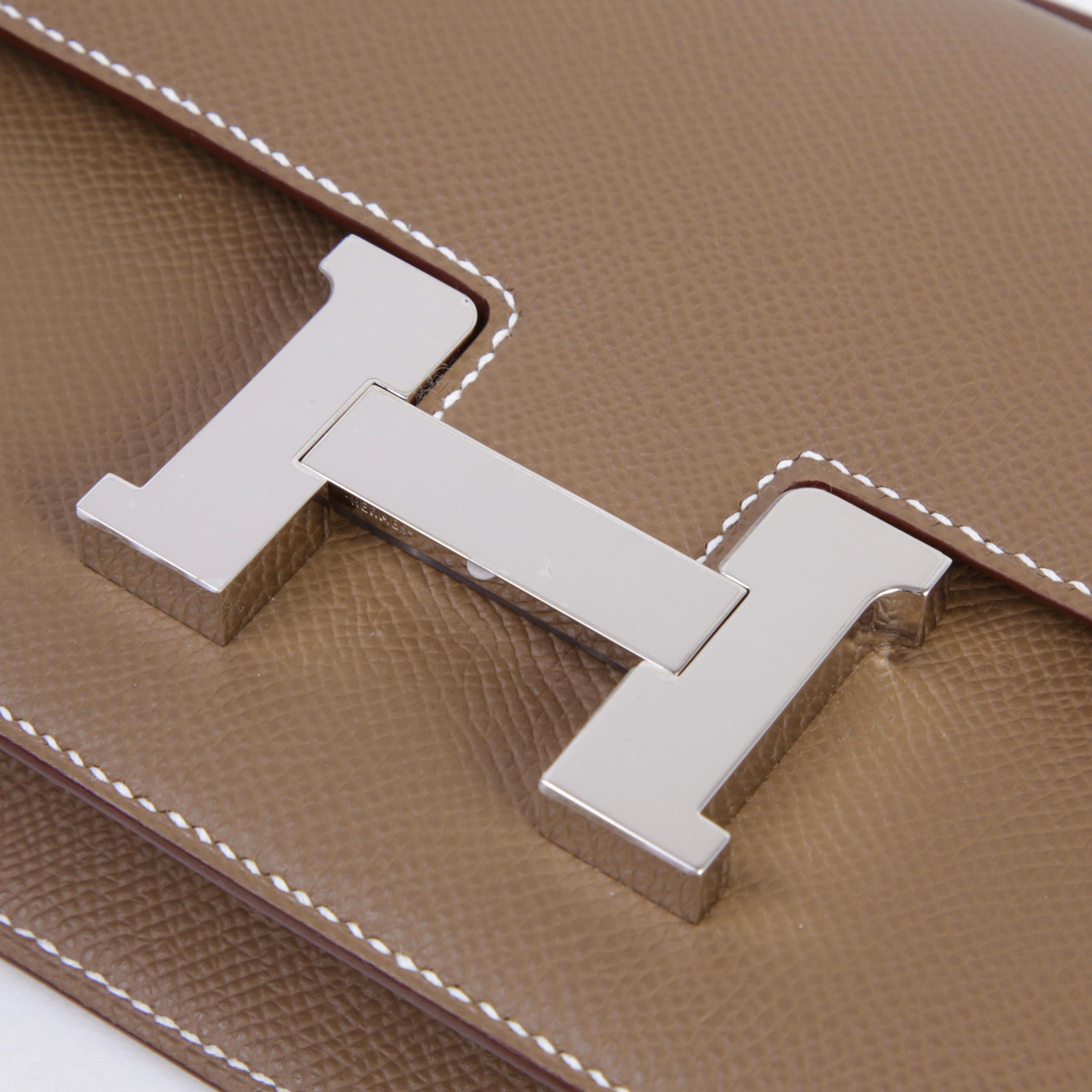 ランク NS 未使用品 HERMÈS エルメス コンスタンスエラン エトゥープ (18) エプソン シルバー金具 W刻印 - 8
