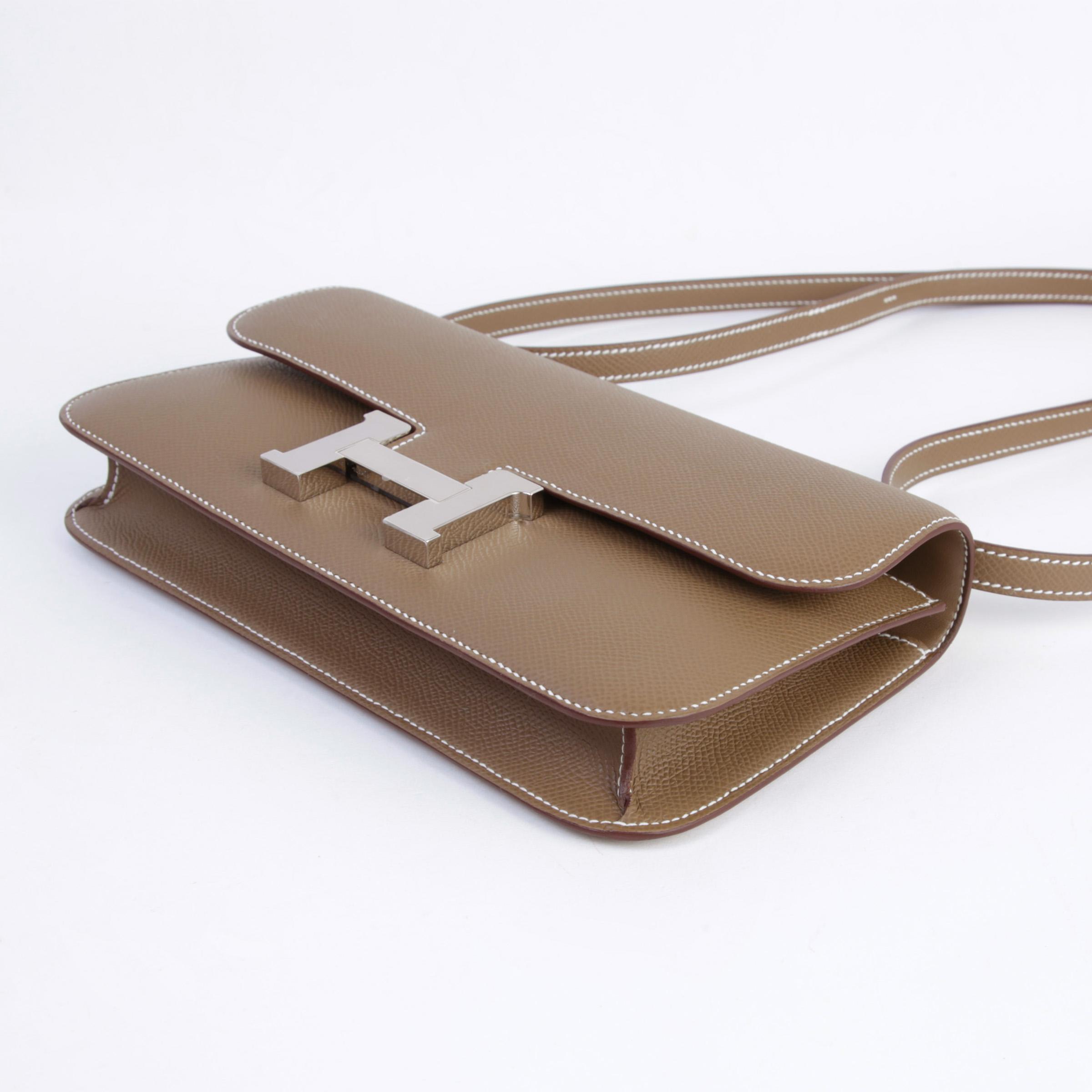 ランク NS 未使用品 HERMÈS エルメス コンスタンスエラン エトゥープ (18) エプソン シルバー金具 W刻印 - 5