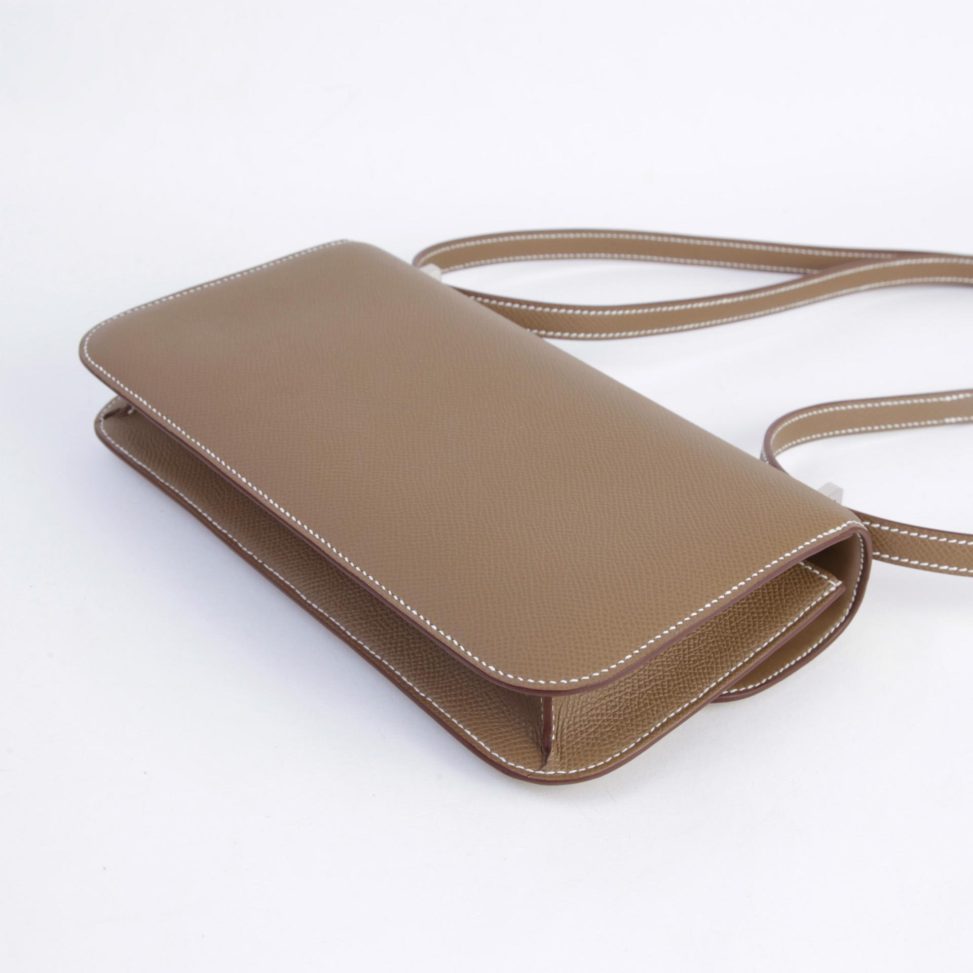 ランク NS 未使用品 HERMÈS エルメス コンスタンスエラン エトゥープ (18) エプソン シルバー金具 W刻印 - 6