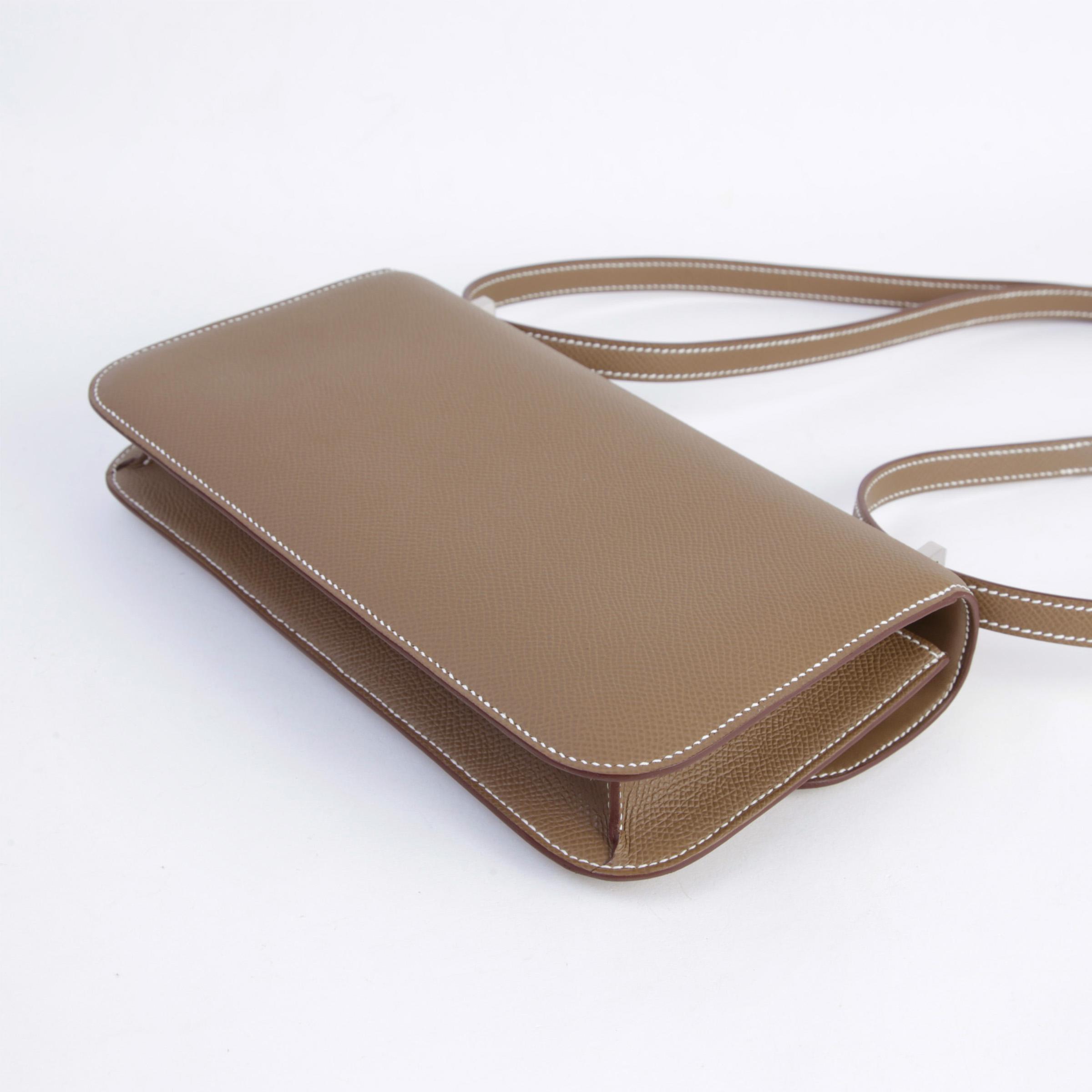 ランク NS 未使用品 HERMÈS エルメス コンスタンスエラン エトゥープ (18) エプソン シルバー金具 W刻印 - 6