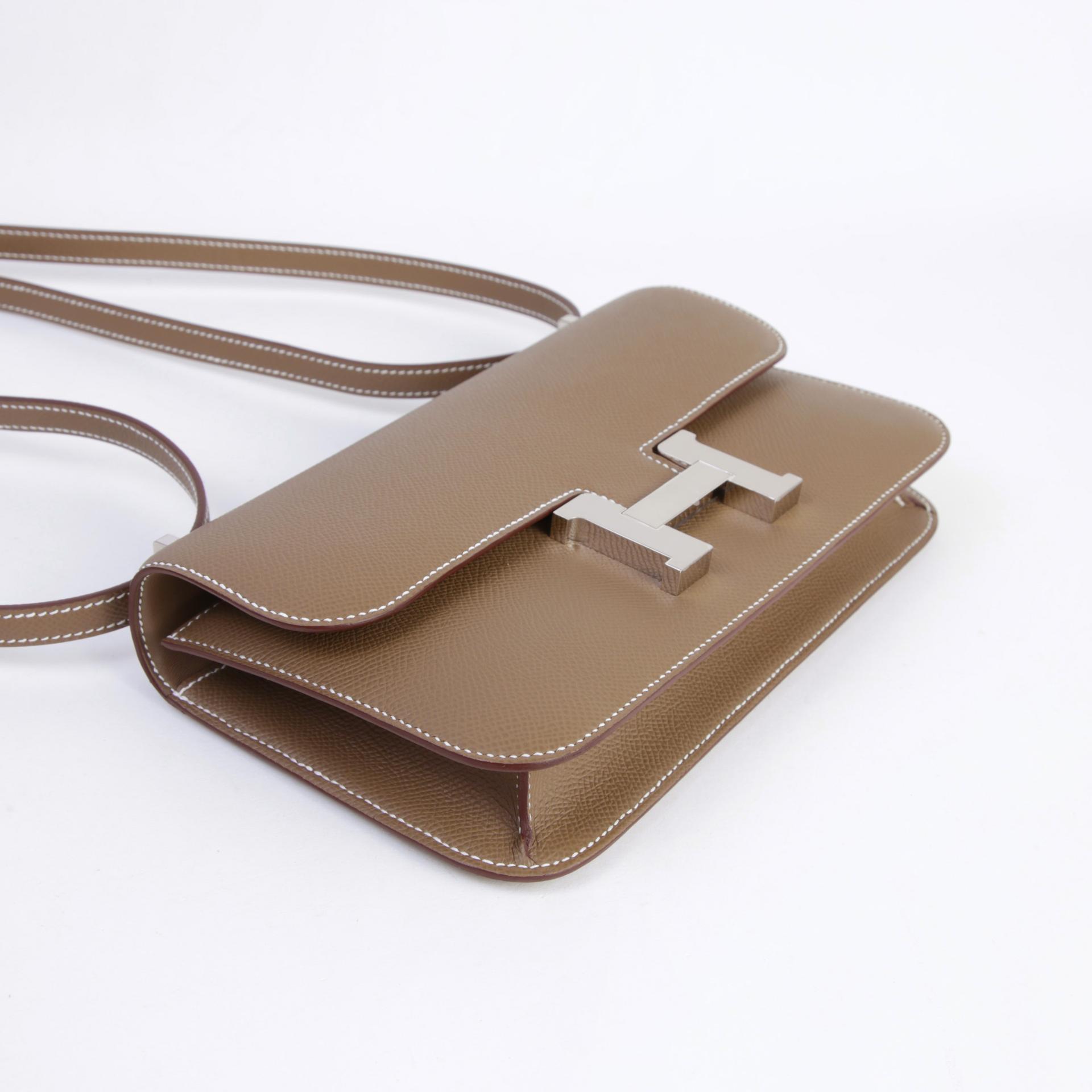 ランク NS 未使用品 HERMÈS エルメス コンスタンスエラン エトゥープ (18) エプソン シルバー金具 W刻印 - 4