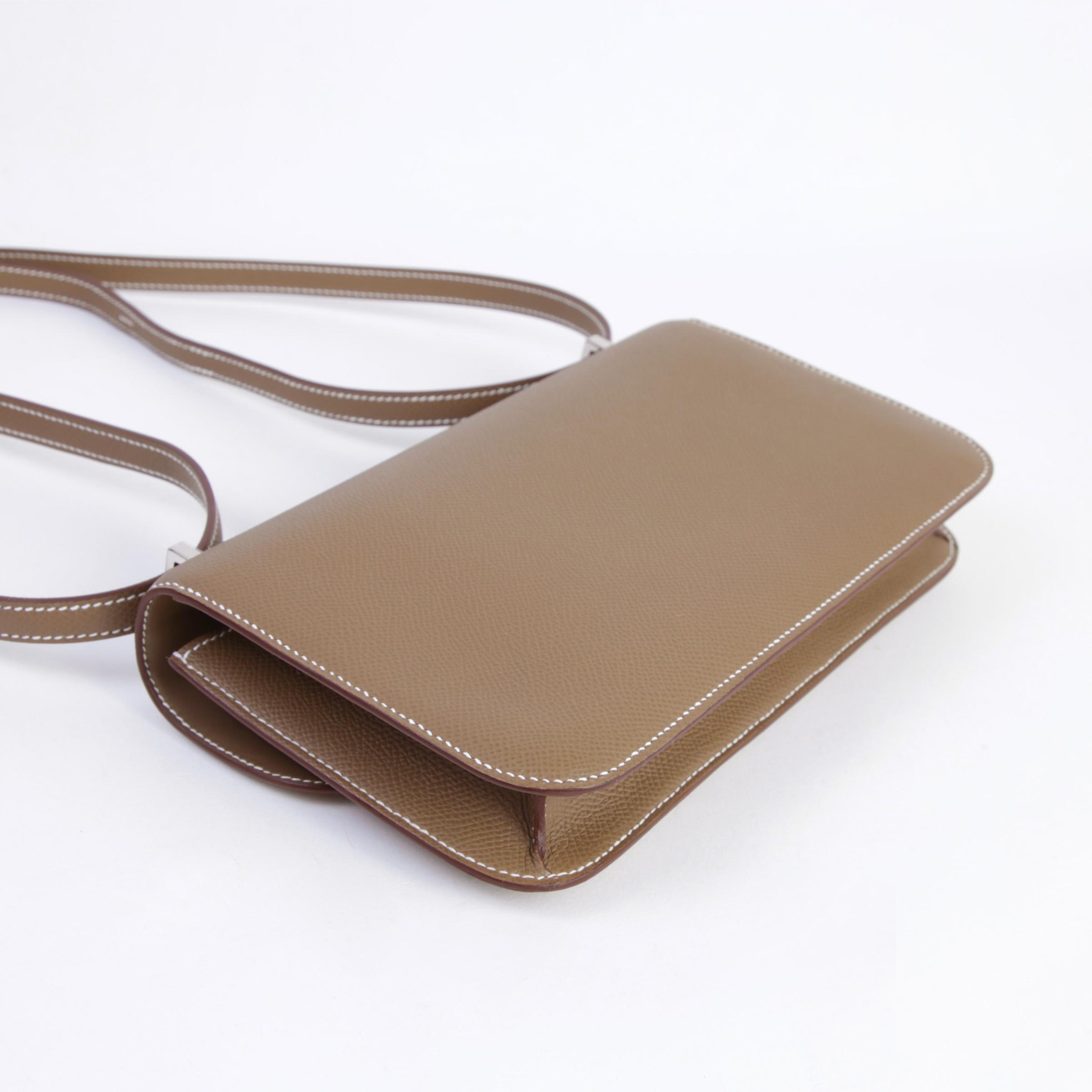 ランク NS 未使用品 HERMÈS エルメス コンスタンスエラン エトゥープ (18) エプソン シルバー金具 W刻印 - 7