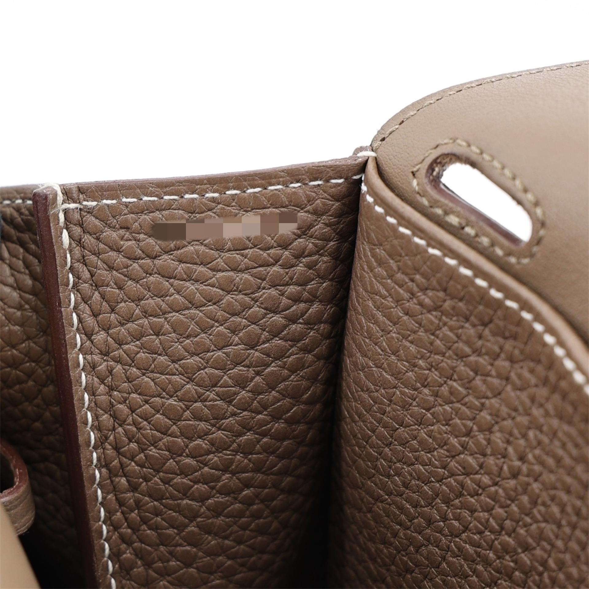 Very Good ( Rank A) HERMÈS Halzan 31 Etoupe (18) Clemence Gold hardware Z (2021) - 21