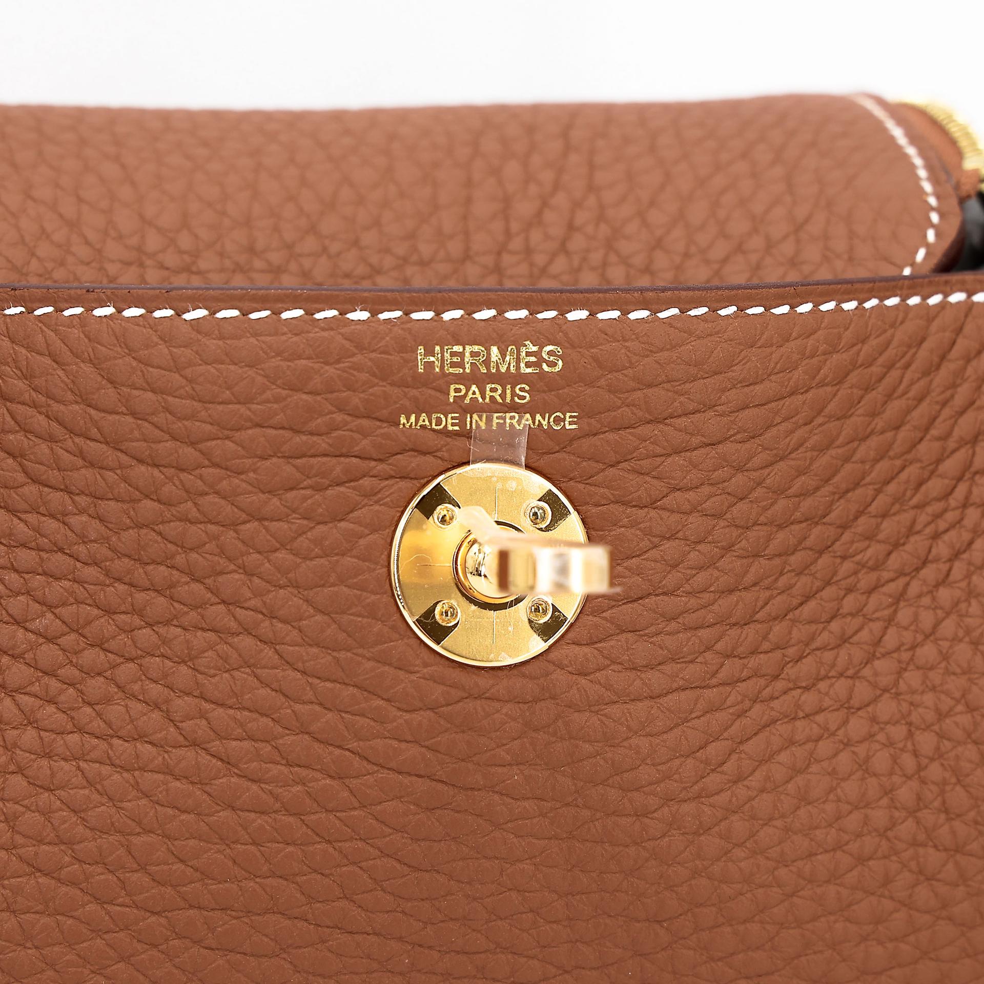 ランク N 新品 HERMÈS エルメス ミニリンディ2 ゴールド (37) トリヨン ゴールド金具 K刻印 - 12