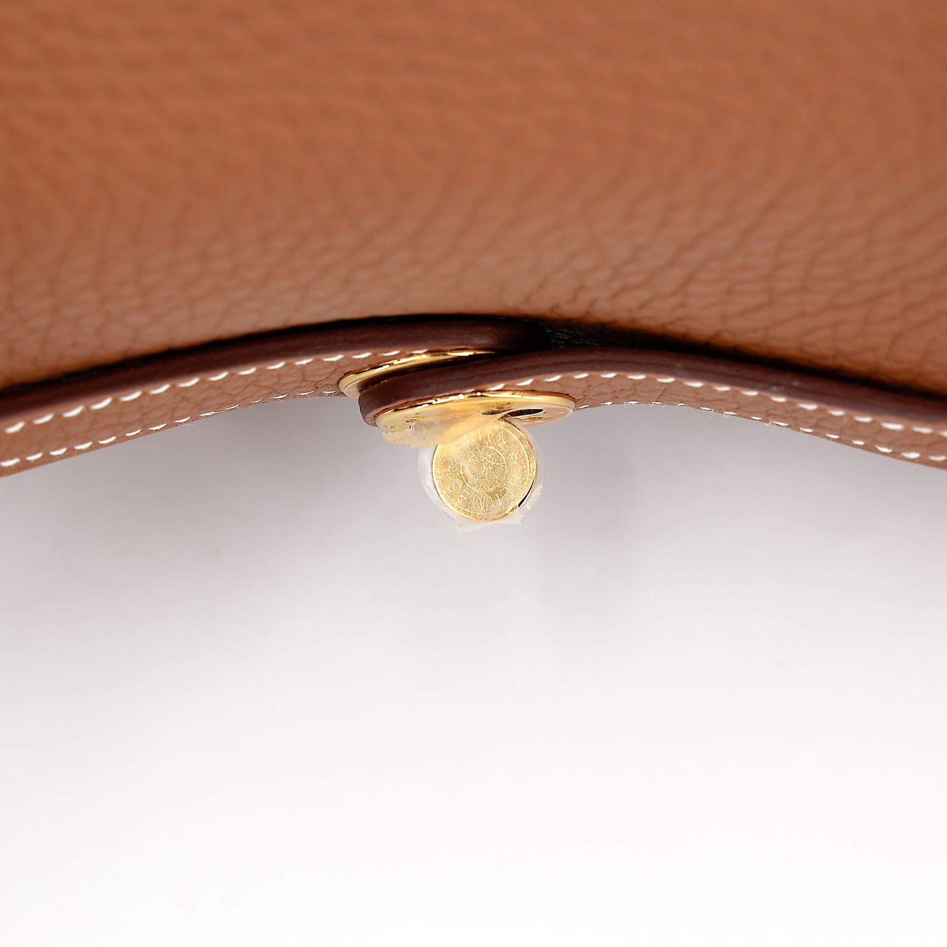 ランク N 新品 HERMÈS エルメス ミニリンディ2 ゴールド (37) トリヨン ゴールド金具 K刻印 - 11