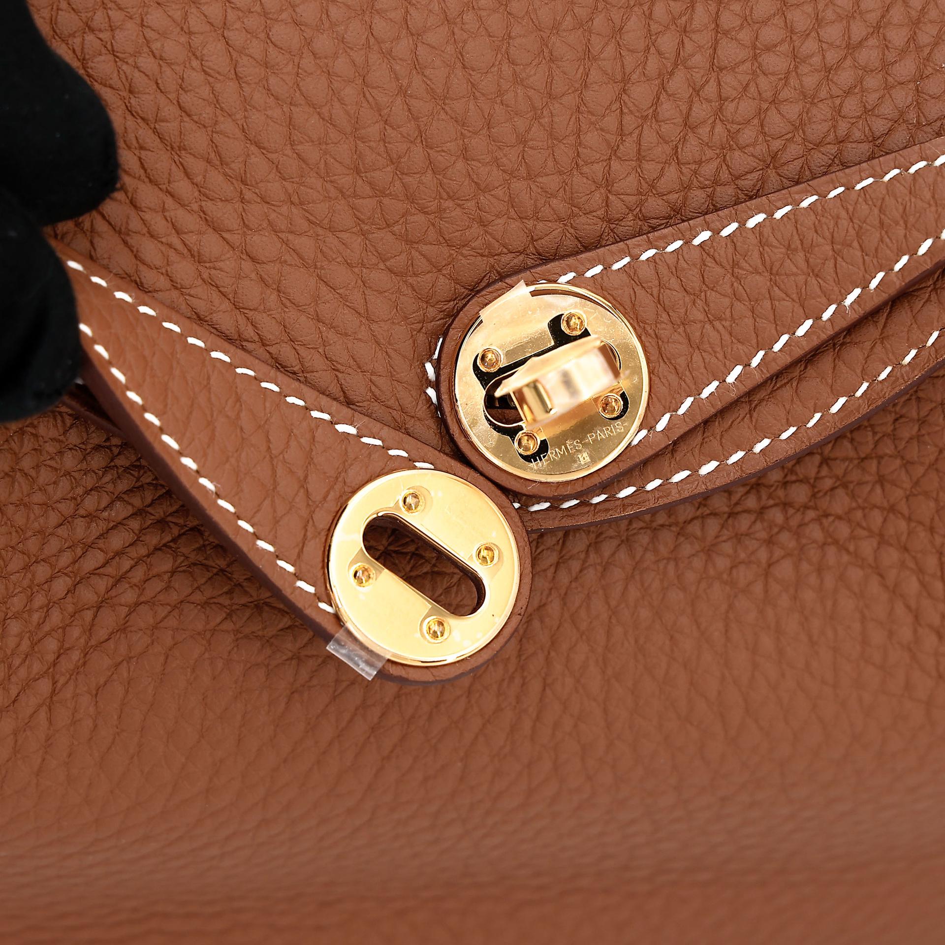 ランク N 新品 HERMÈS エルメス ミニリンディ2 ゴールド (37) トリヨン ゴールド金具 K刻印 - 10