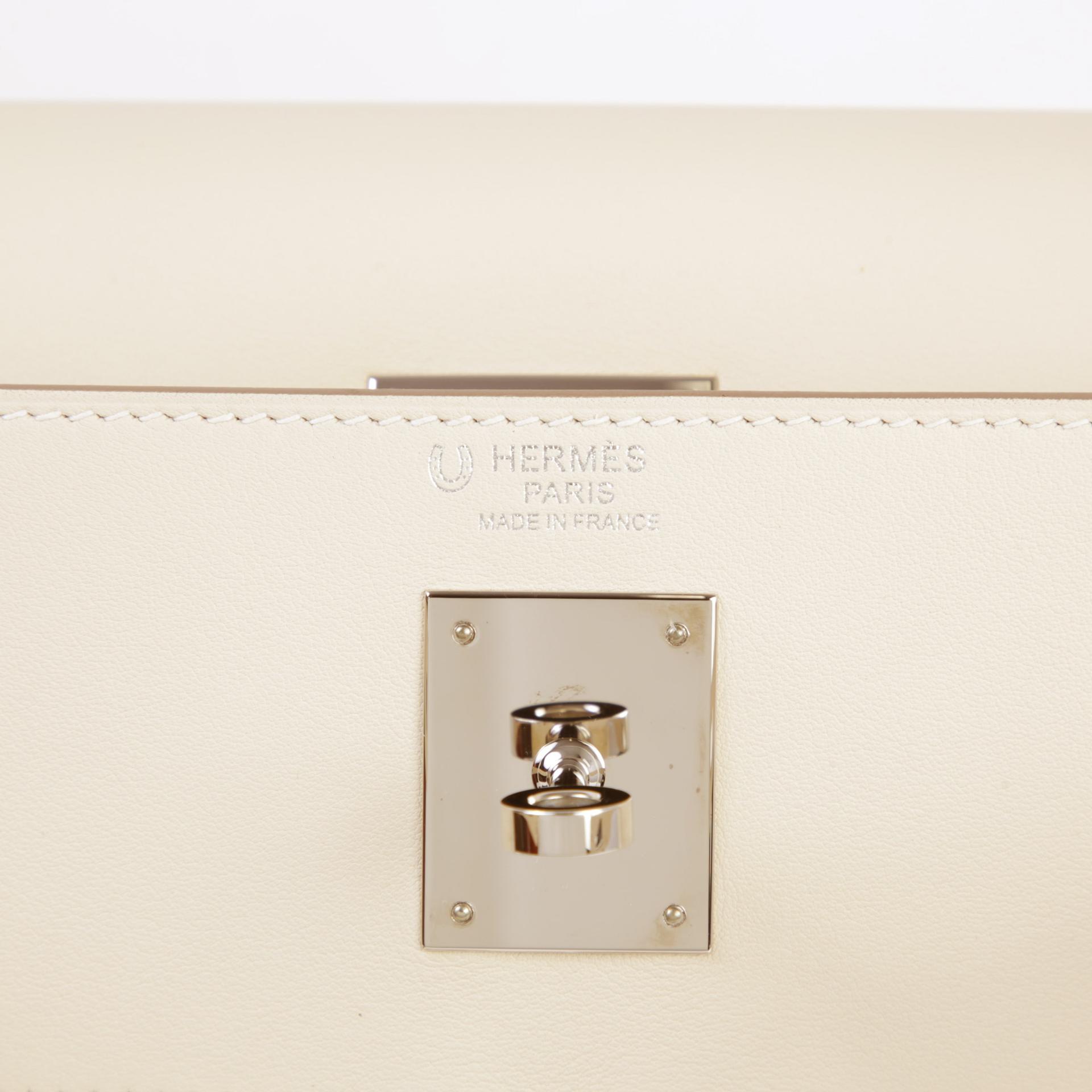 ランク SA  HERMÈS エルメス  ケリーラキ32　 クレ (10) スイフト シルバー金具 Z刻印 - 9
