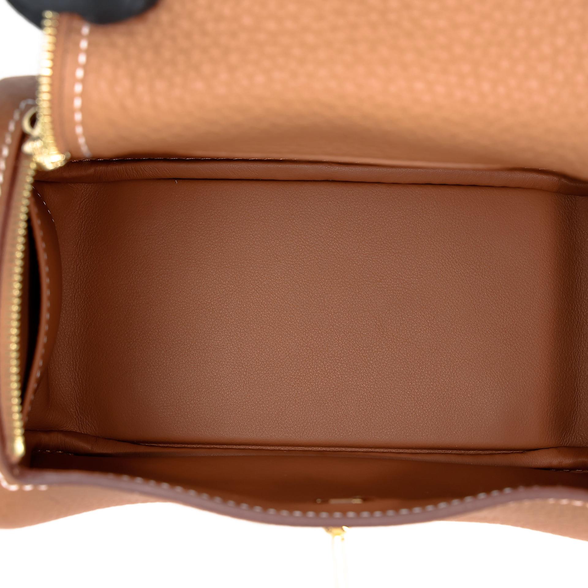 ランク N 新品 HERMÈS エルメス ミニリンディ2 ゴールド (37) トリヨン ゴールド金具 K刻印 - 15