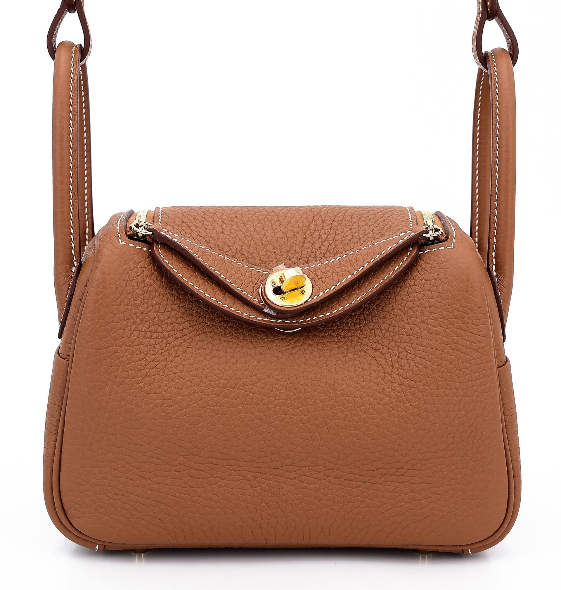ランク N 新品 HERMÈS エルメス ミニリンディ2 ゴールド (37) トリヨン ゴールド金具 K刻印 - 1