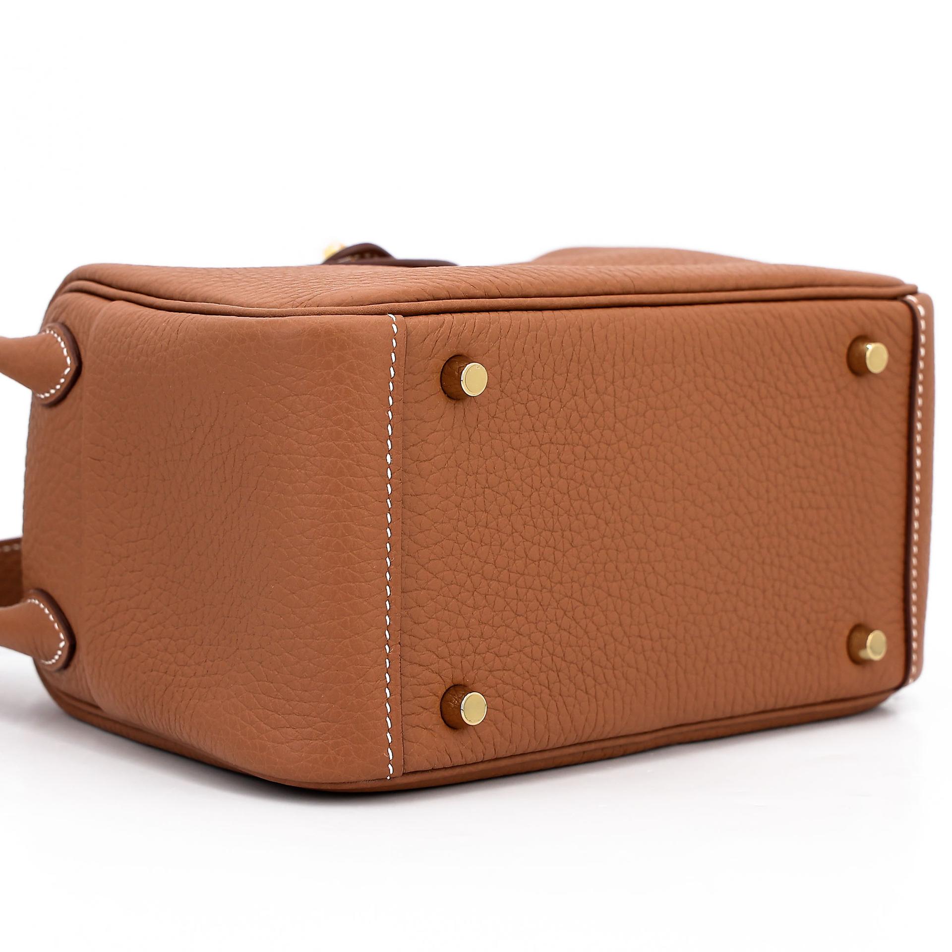 ランク N 新品 HERMÈS エルメス ミニリンディ2 ゴールド (37) トリヨン ゴールド金具 K刻印 - 7
