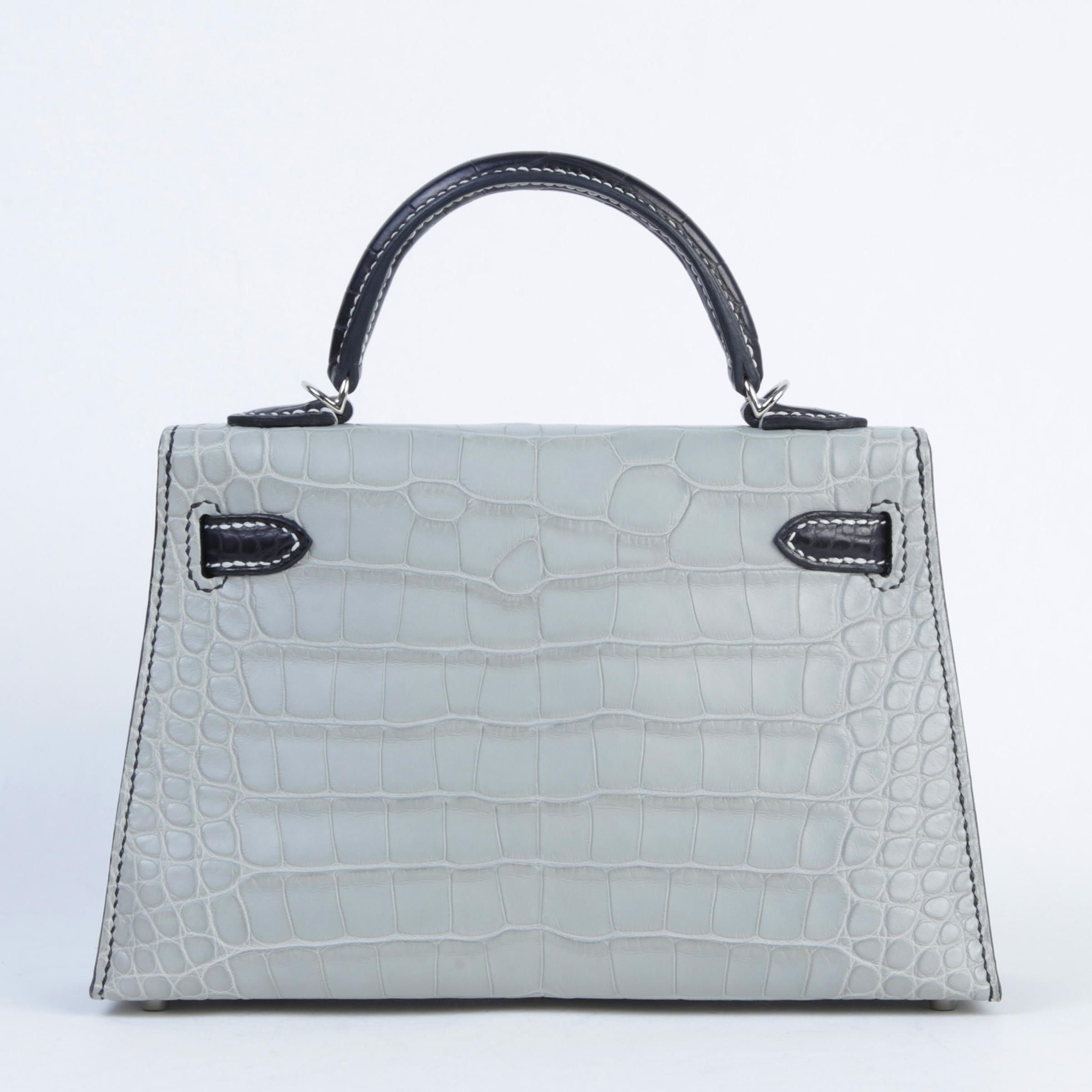 Mini Kelly II Noir (89) Gris Perle (80)