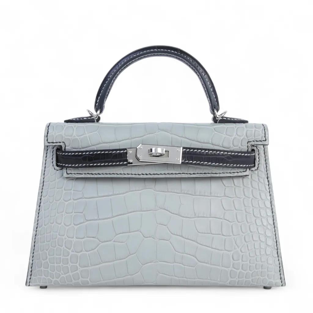 Mini Kelly 二代 89 黑色 Noir (Black) 80 珍珠灰 Gris Perle