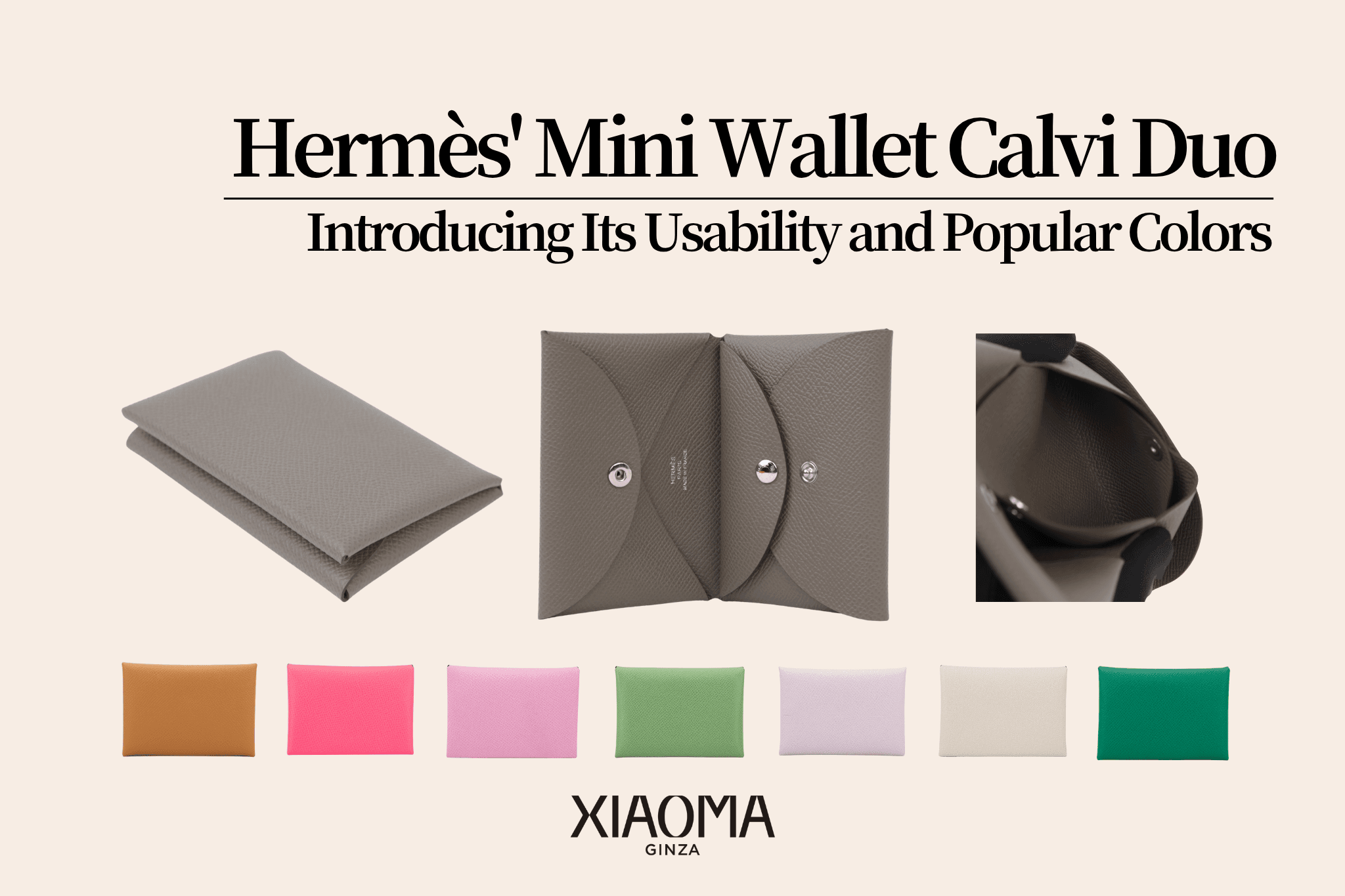 What Is Hermès’ “Calvi Duo” Mini Wallet? Exploring Its Features, Usability