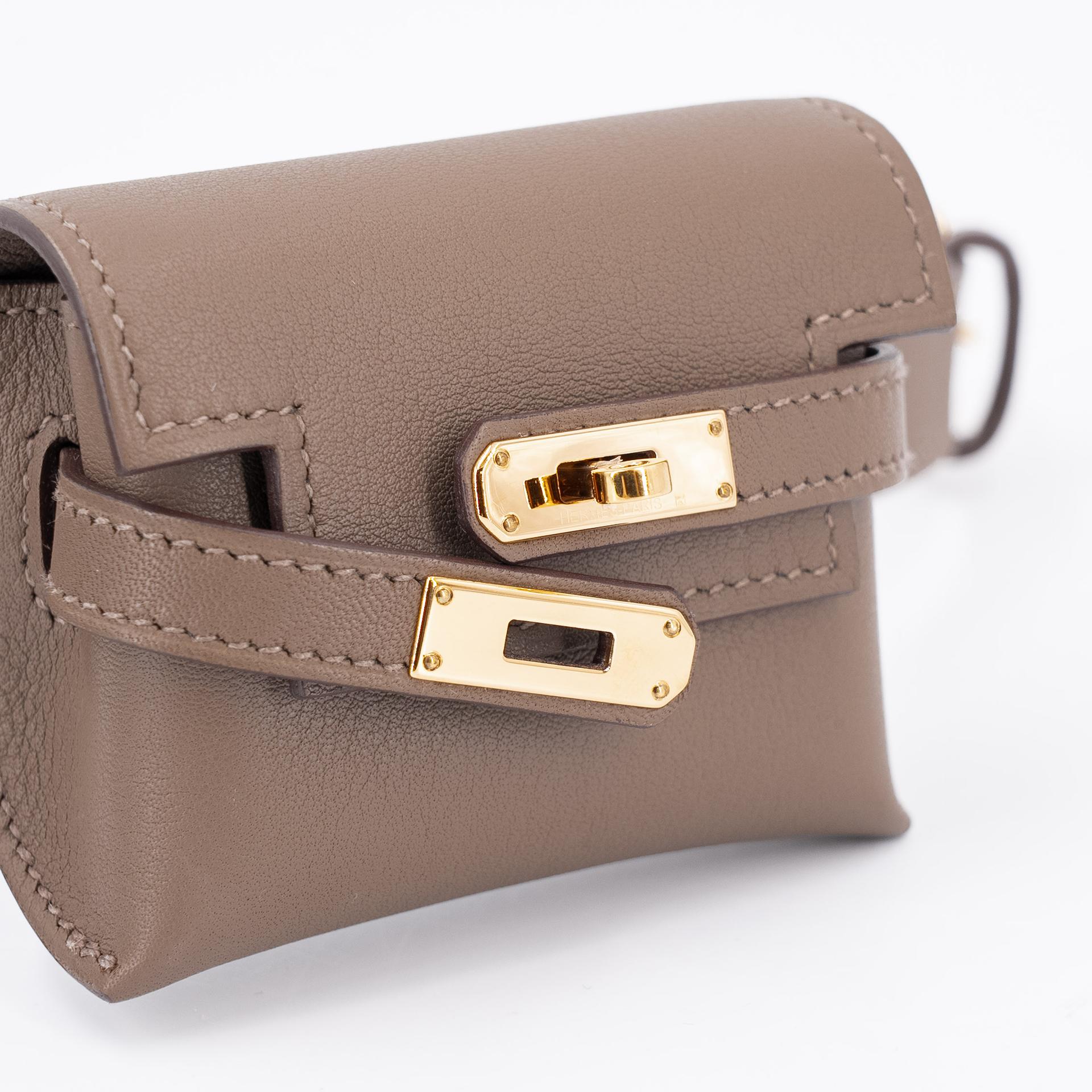 Excellent ( Rank SA ) HERMÈS Kelly Moove Etoupe (18) Swift Gold hardware B (2023) - 7