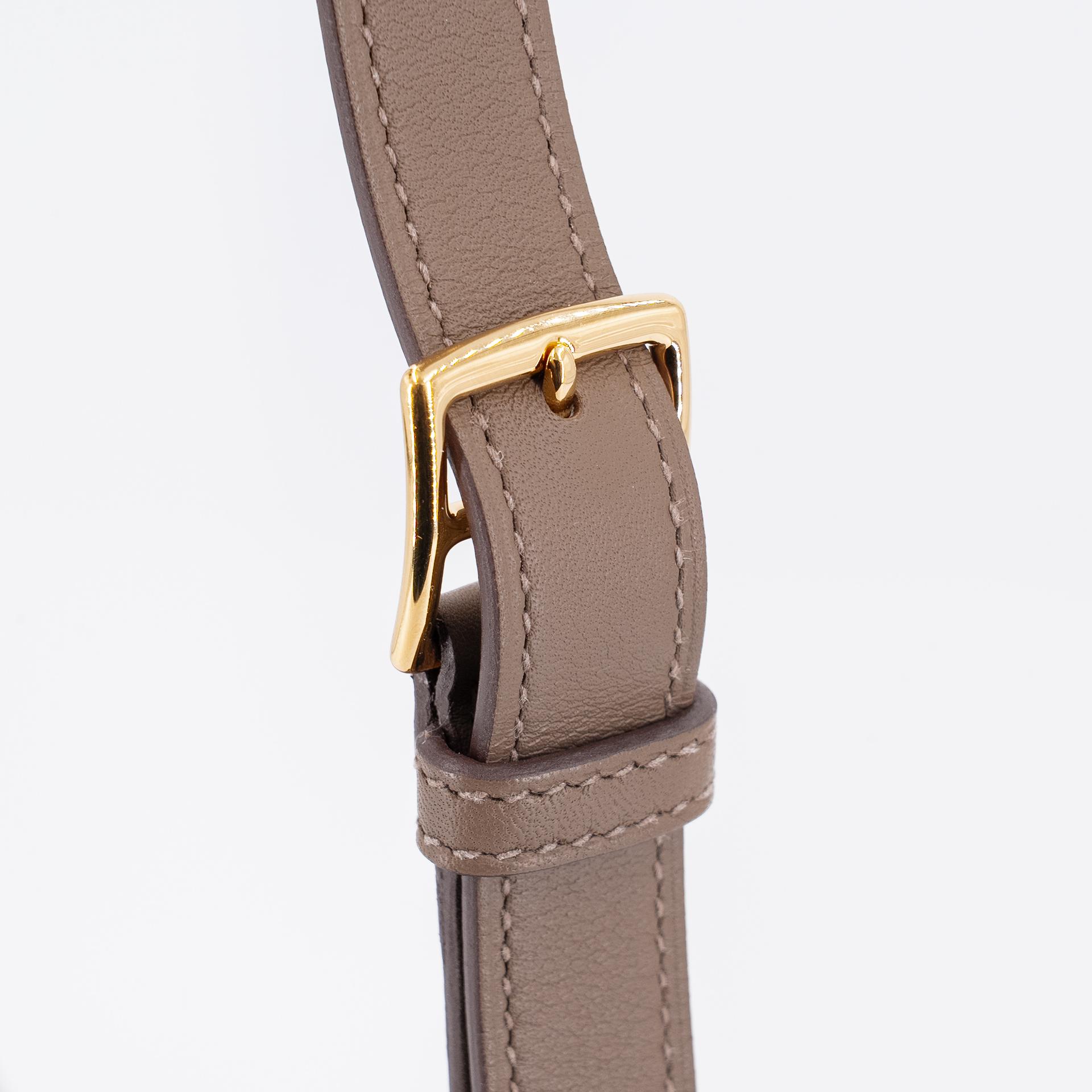 Excellent ( Rank SA ) HERMÈS Kelly Moove Etoupe (18) Swift Gold hardware B (2023) - 4