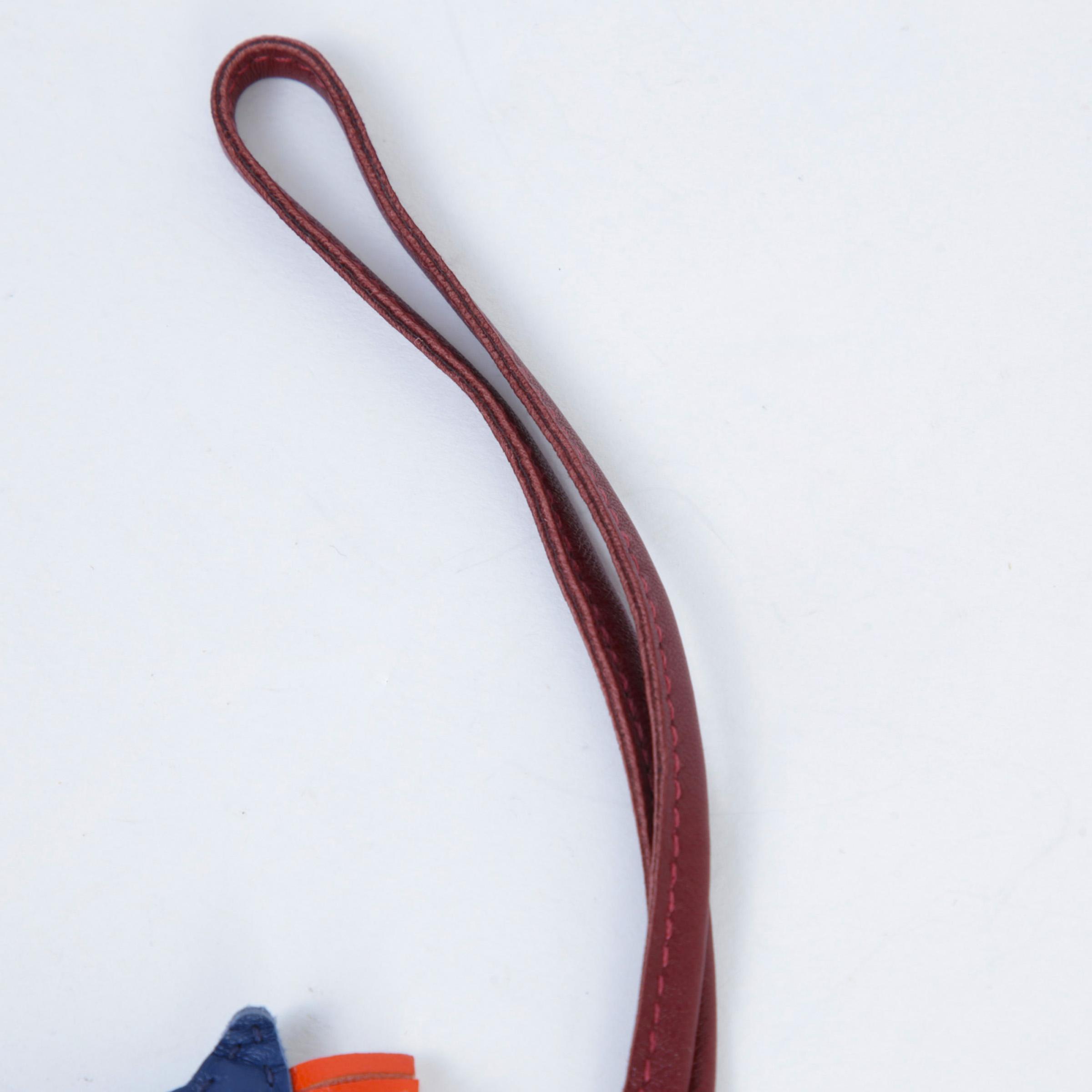 ランク A HERMÈS エルメス ロデオMM ブルー オレンジ アニョーミロ - 4
