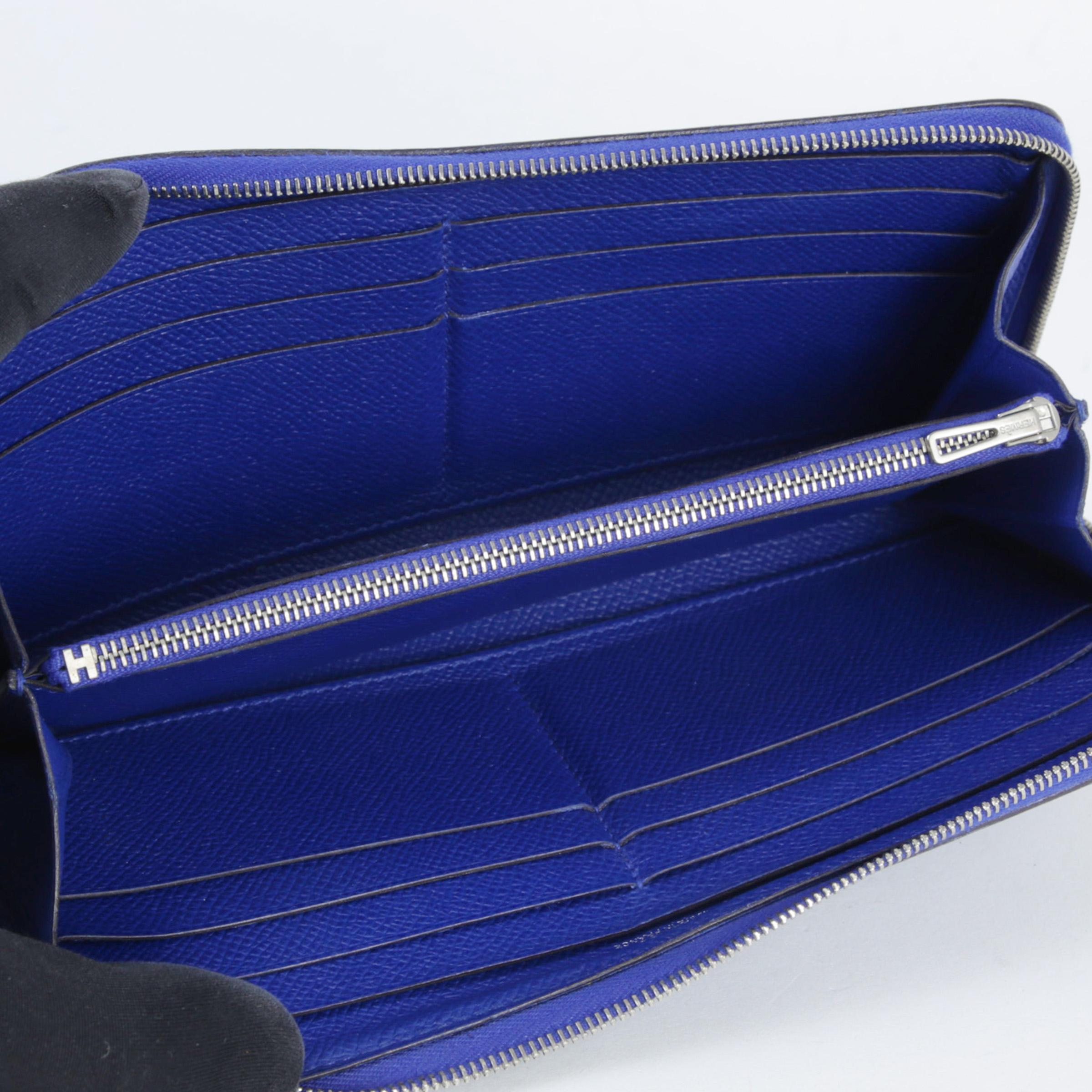ランク AB HERMÈS エルメス アザップロング ブルーエレクトリック (7T) エプソン シルバー金具 □R刻印 - 8