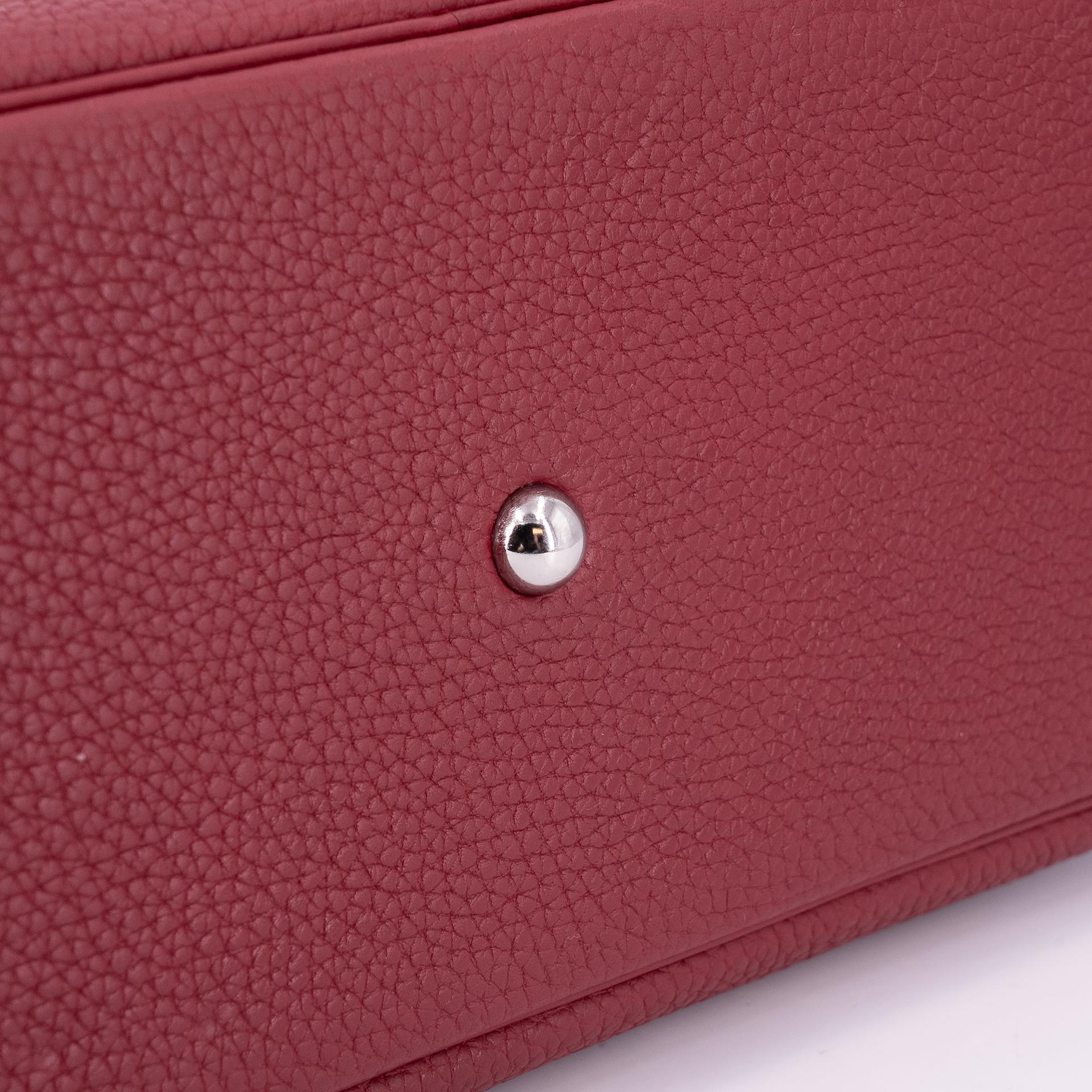 ランク A HERMÈS エルメス ボリード31 ルージュグレナ (K1) トリヨン シルバー金具 X刻印 - 11
