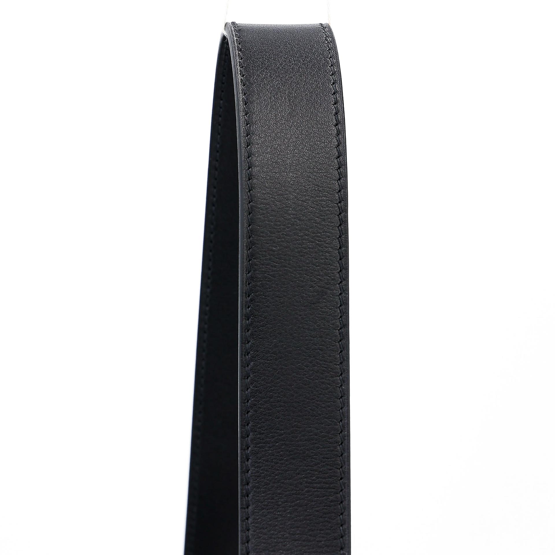 Very Good ( Rank A) HERMÈS Kelly Messenger PM Noir (89) Volupto calfskin Palladium hardware K (2025) - 5
