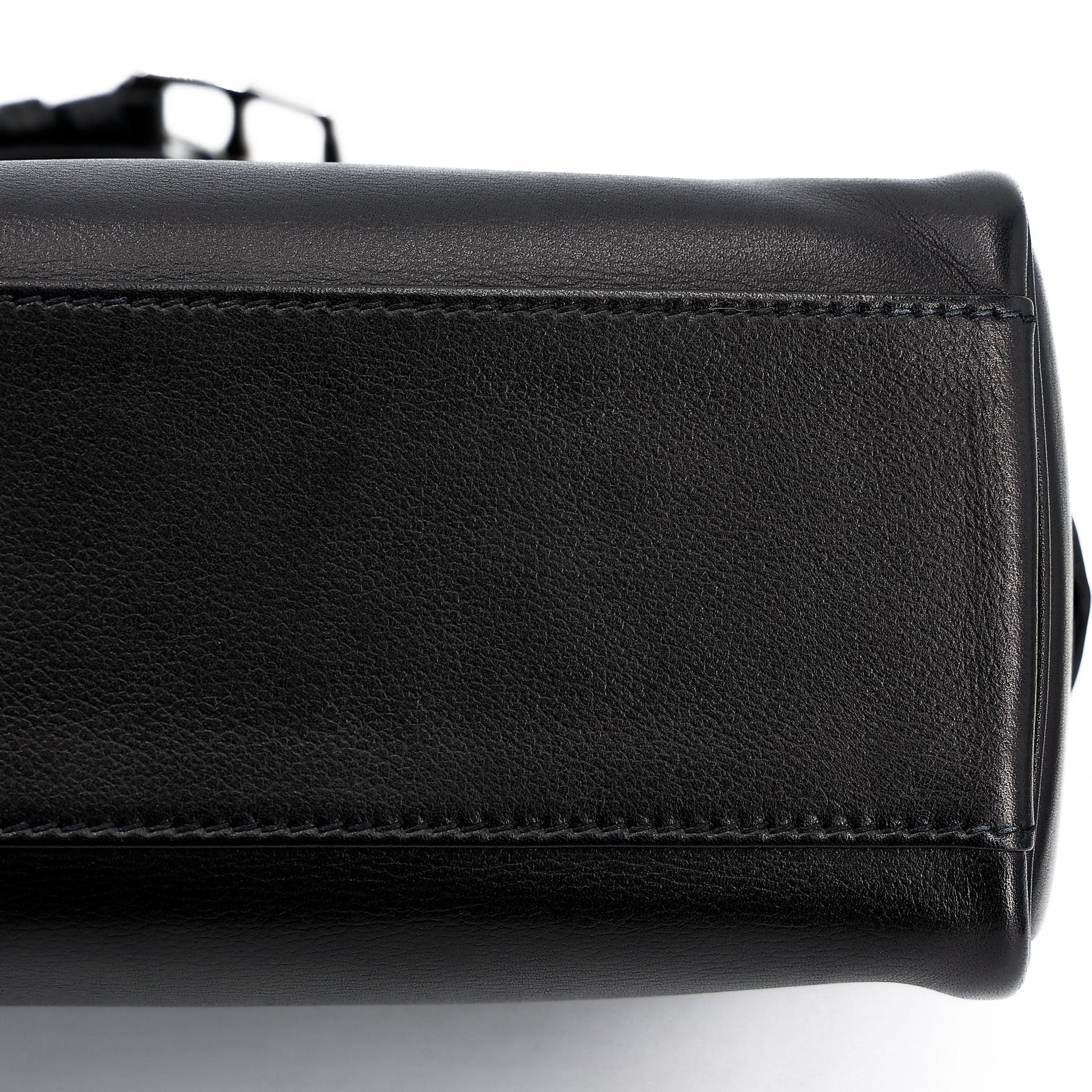 Very Good ( Rank A) HERMÈS Kelly Messenger PM Noir (89) Volupto calfskin Palladium hardware K (2025) - 15