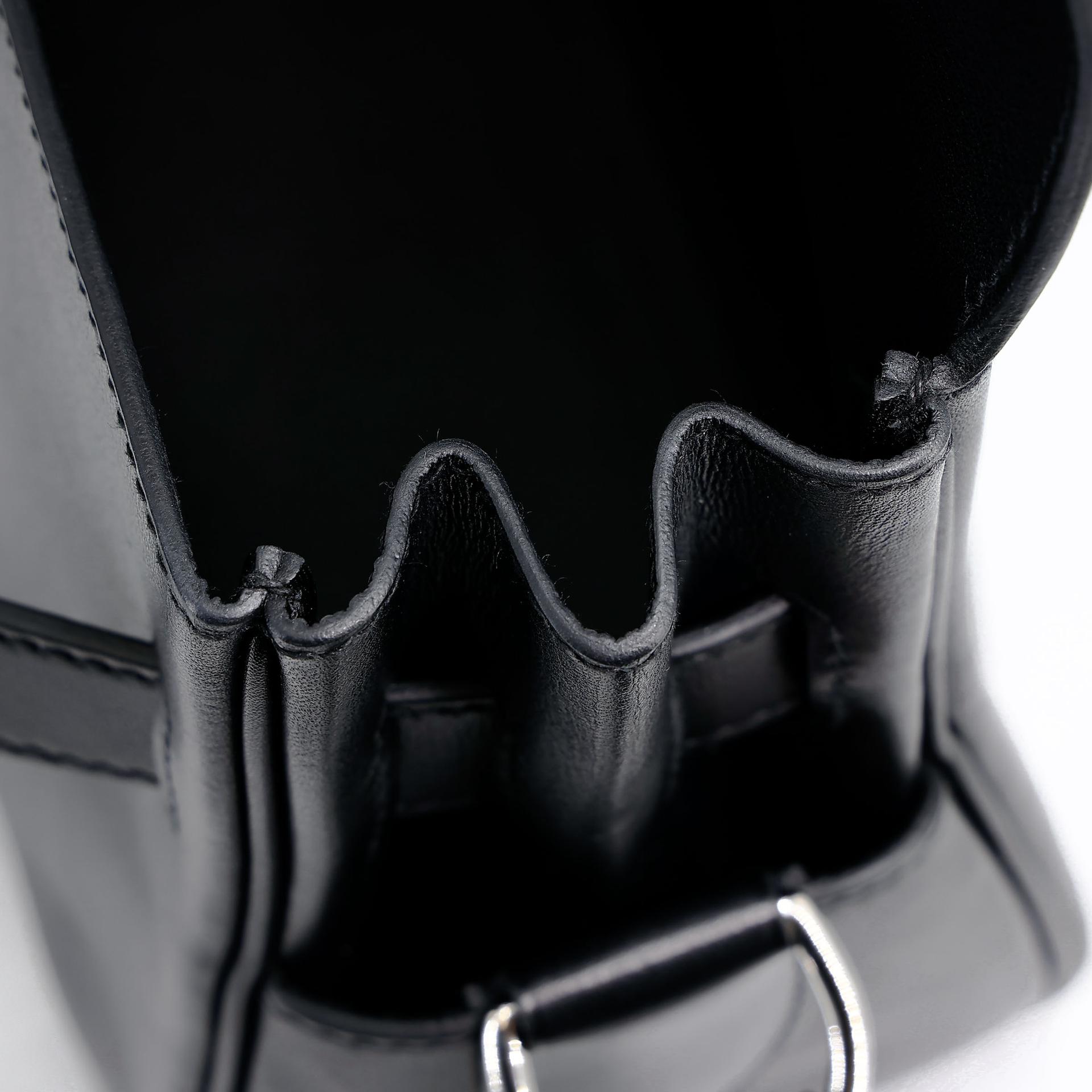 Very Good ( Rank A) HERMÈS Kelly Messenger PM Noir (89) Volupto calfskin Palladium hardware K (2025) - 29