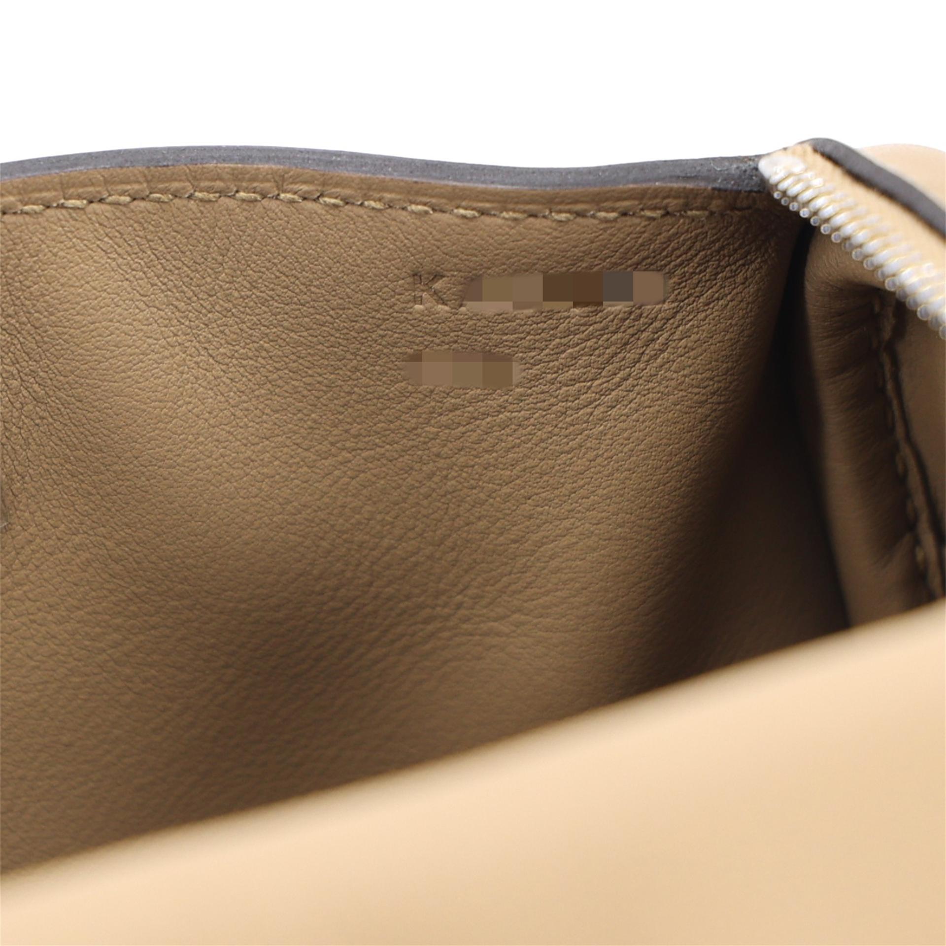 Brand New ( Rank N ) HERMÈS Mini Lindy II Poussiere (1C) Swift Electrum hardware K (2025) - 14
