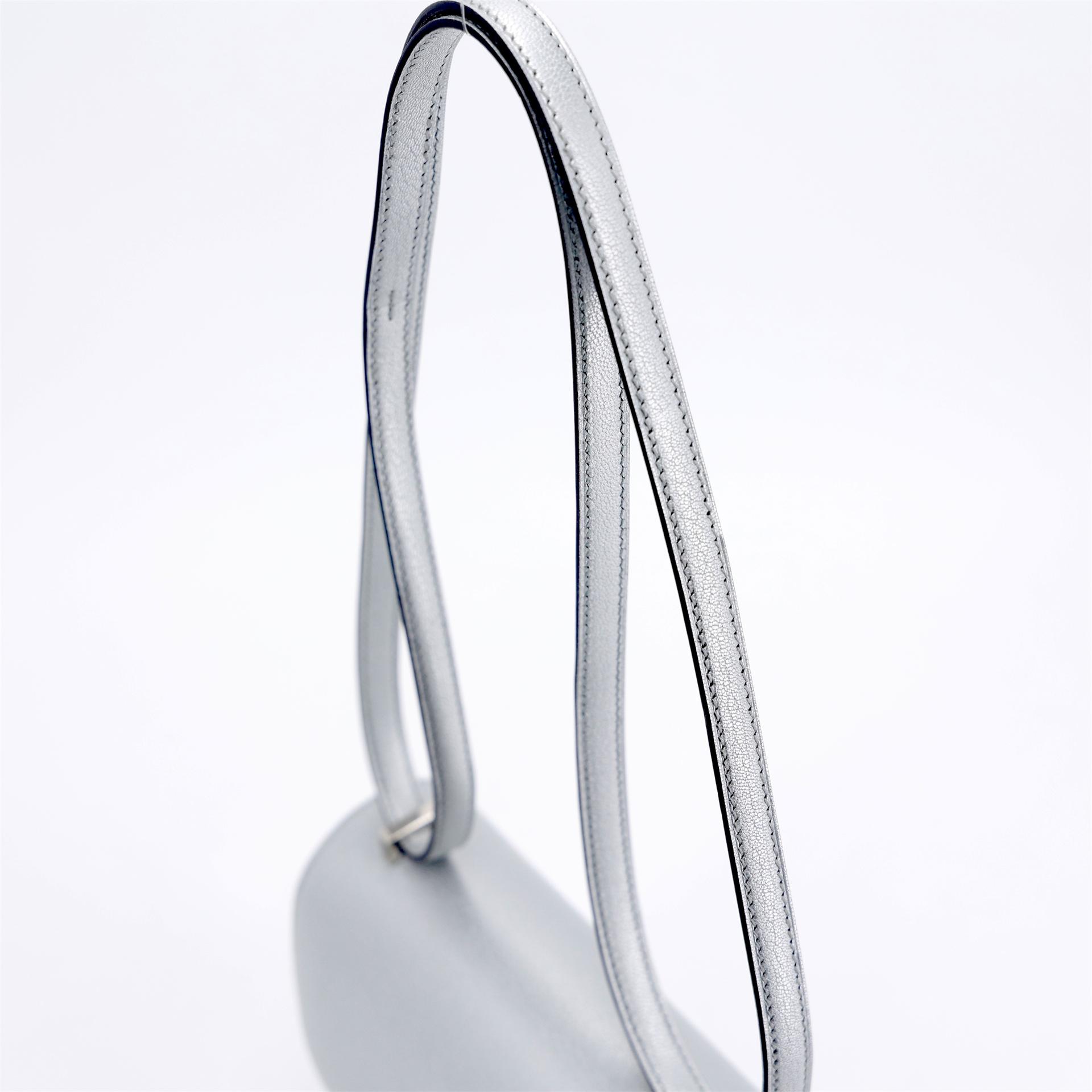 Brand New ( Rank N ) HERMÈS Constance Mini Argent (05) Chamkila Palladium hardware K (2025) - 5