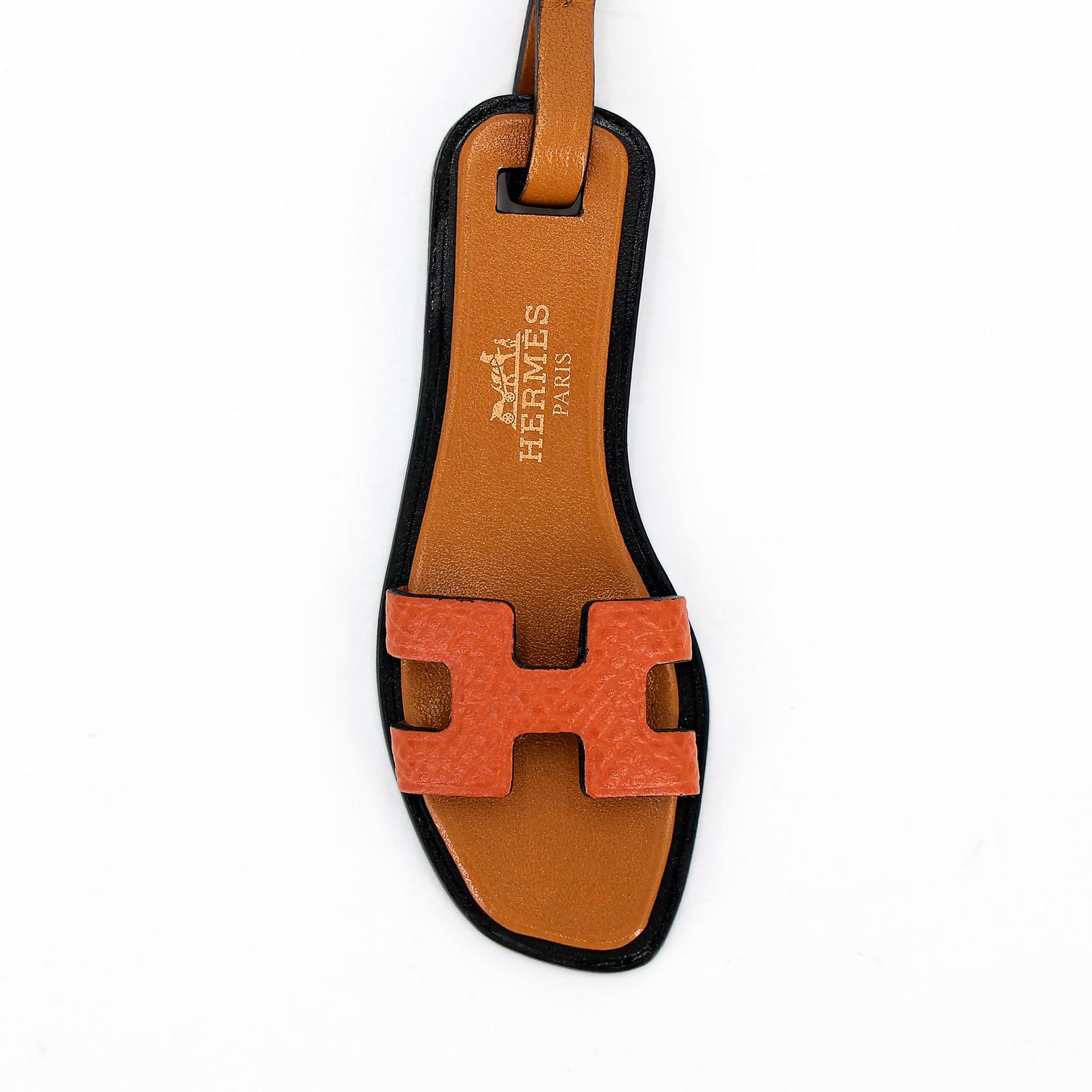 Brand New ( Rank N ) HERMÈS Oran Nano Charm Terre Battue (R1) Epsom - 2