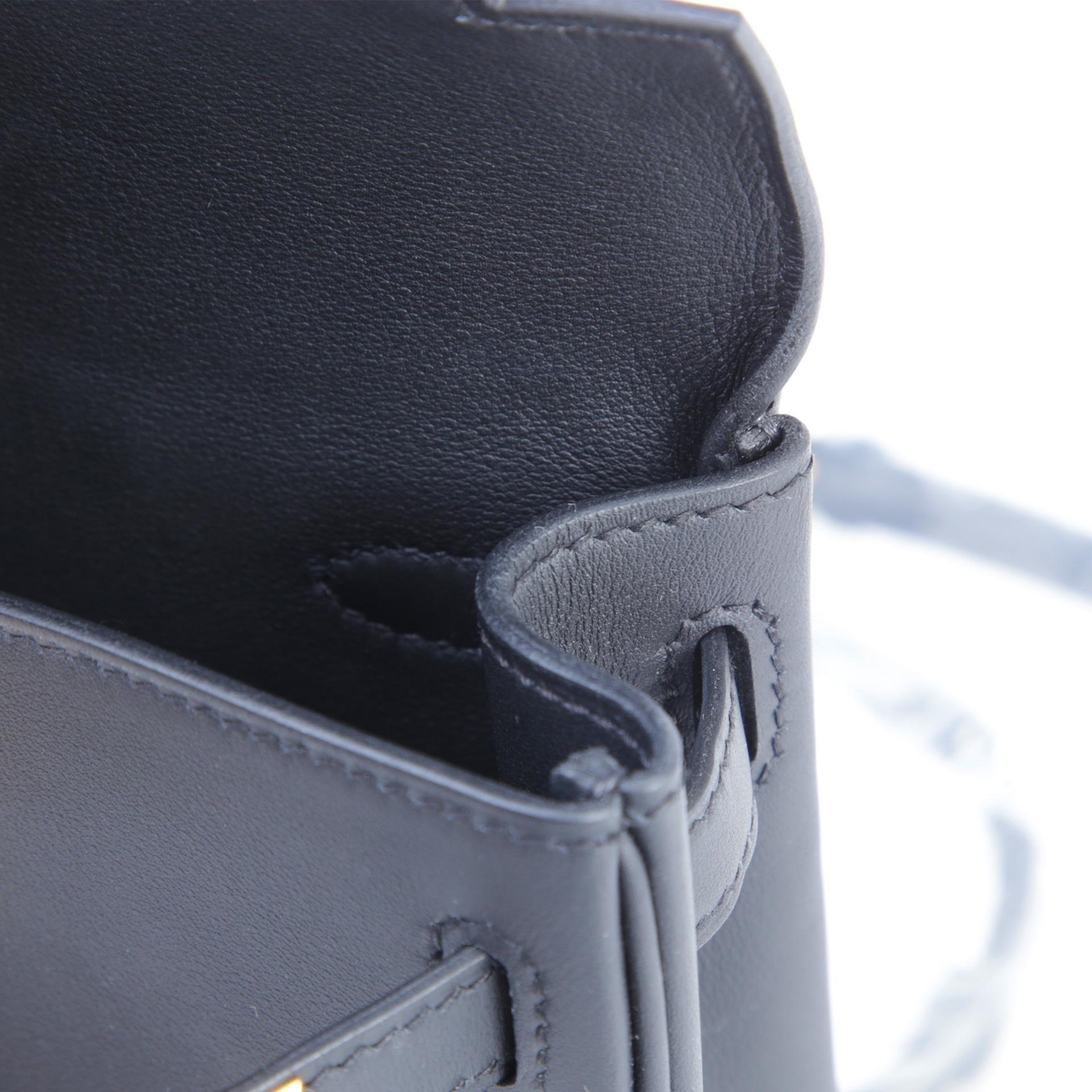 Brand New ( Rank N ) HERMÈS Kelly Jump Noir (89) Swift Gold hardware K (2025) - 12