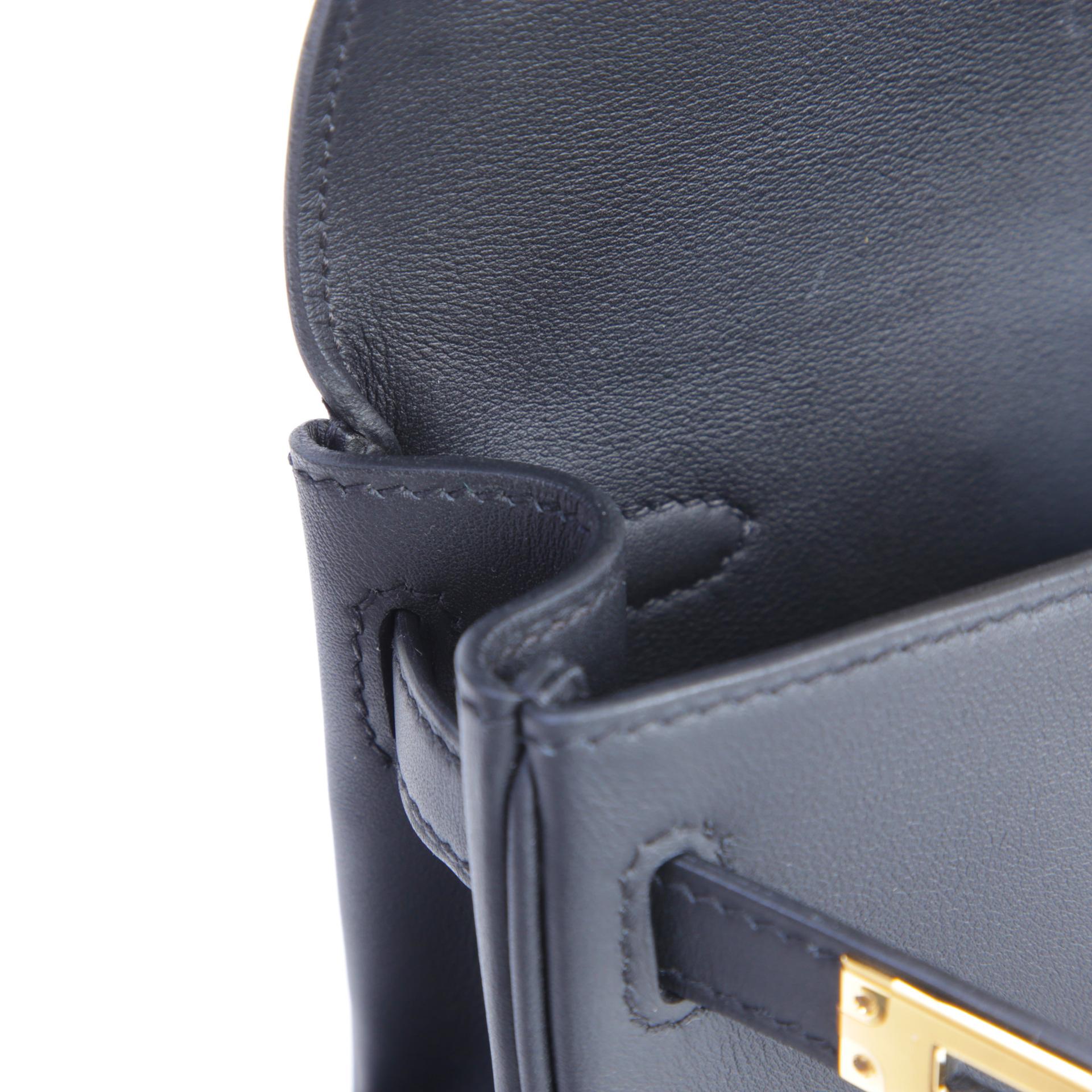 Brand New ( Rank N ) HERMÈS Kelly Jump Noir (89) Swift Gold hardware K (2025) - 11