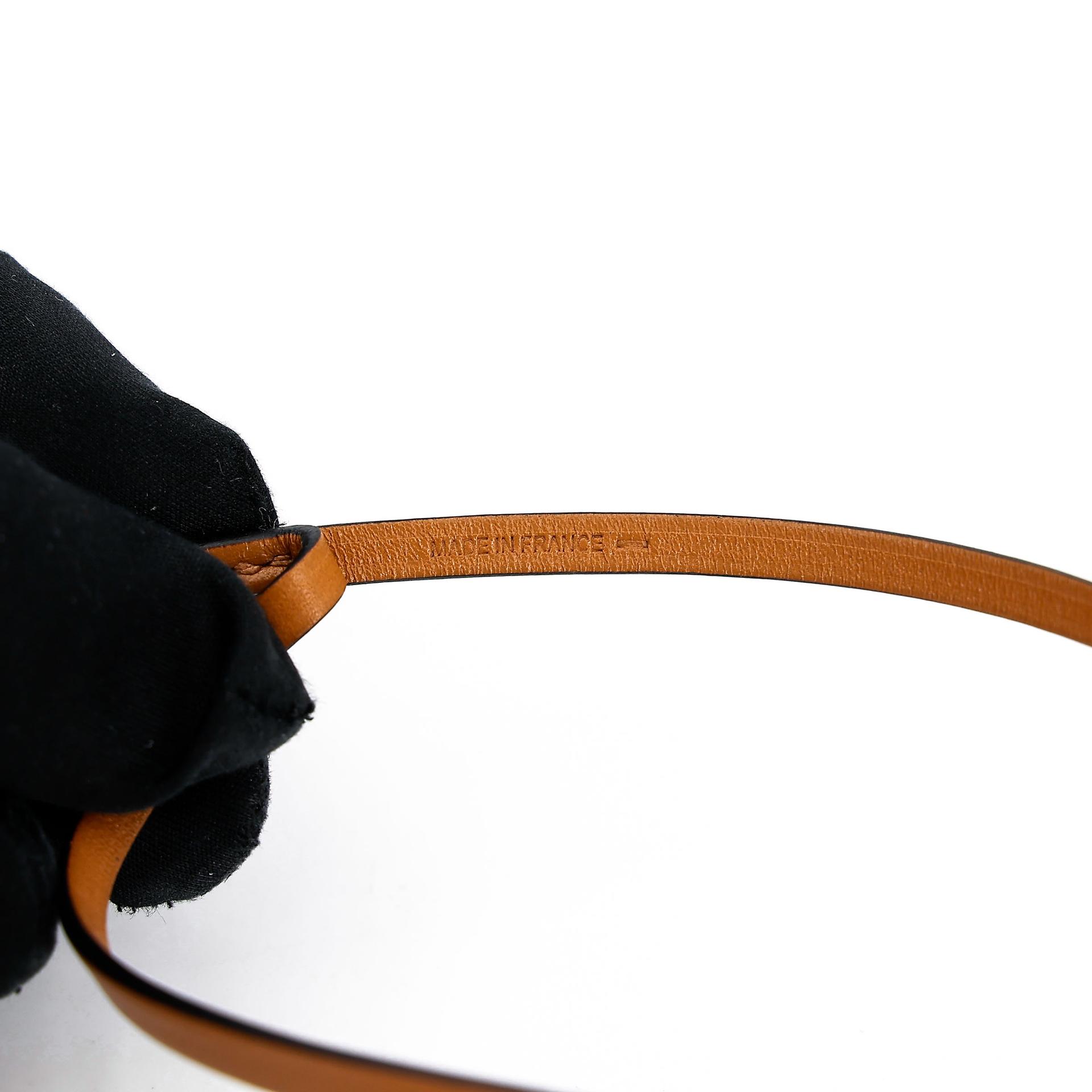 Brand New ( Rank N ) HERMÈS Oran Nano Charm Terre Battue (R1) Epsom - 7