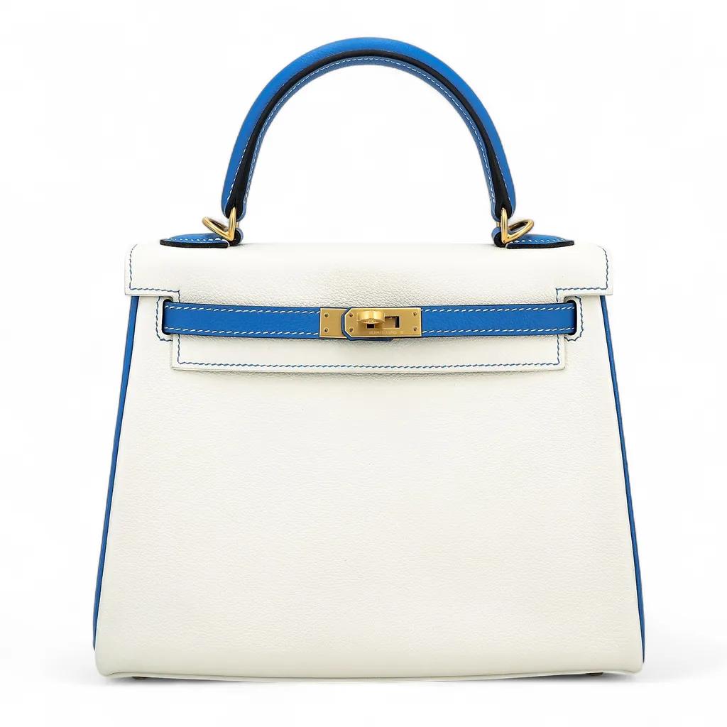Kelly 25 HSS White (01) Bleu Hydra (T7)