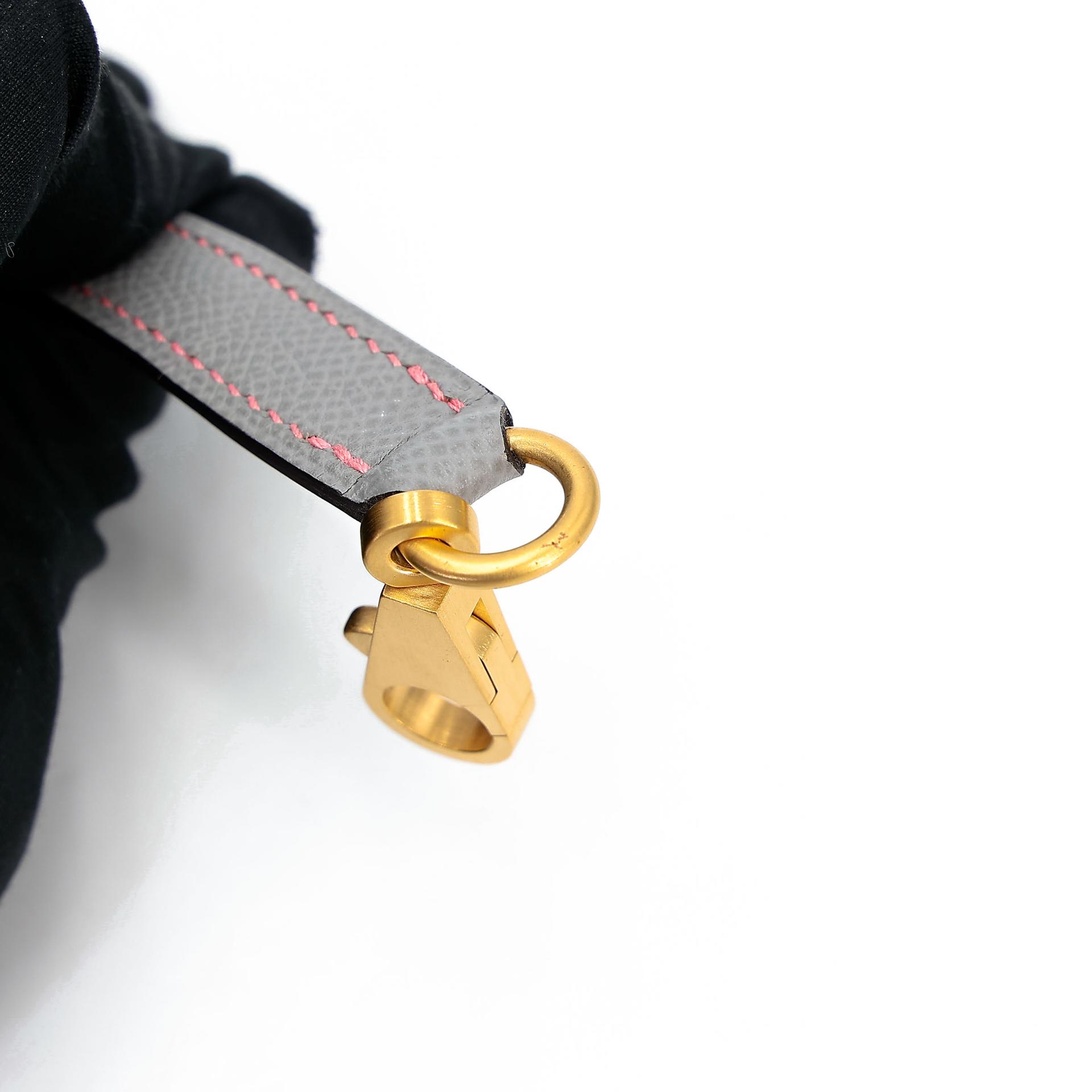 ランク SA HERMÈS エルメス スペシャルオーダー ケリー28 セリエ クレ (10) グリムエット (4Z) エプソン マットゴールド金具 A刻印 (2017) - 37