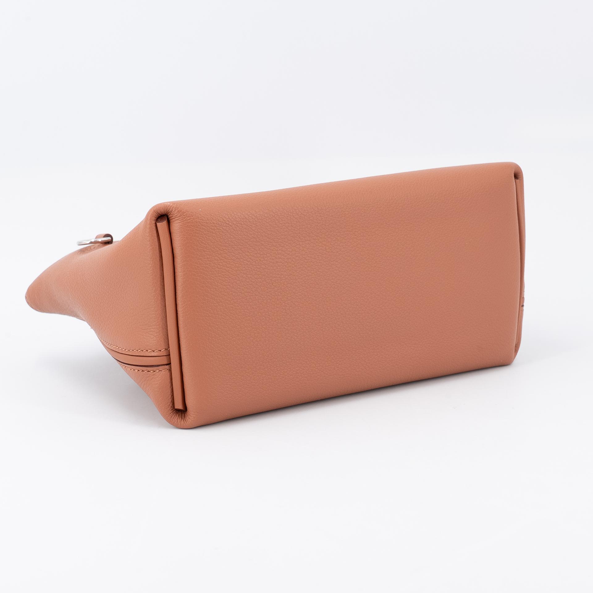 Brand New ( Rank N ) HERMÈS 24/24 - 21 mini Gold (37) Evercolor Swift Palladium hardware K (2025) - 8