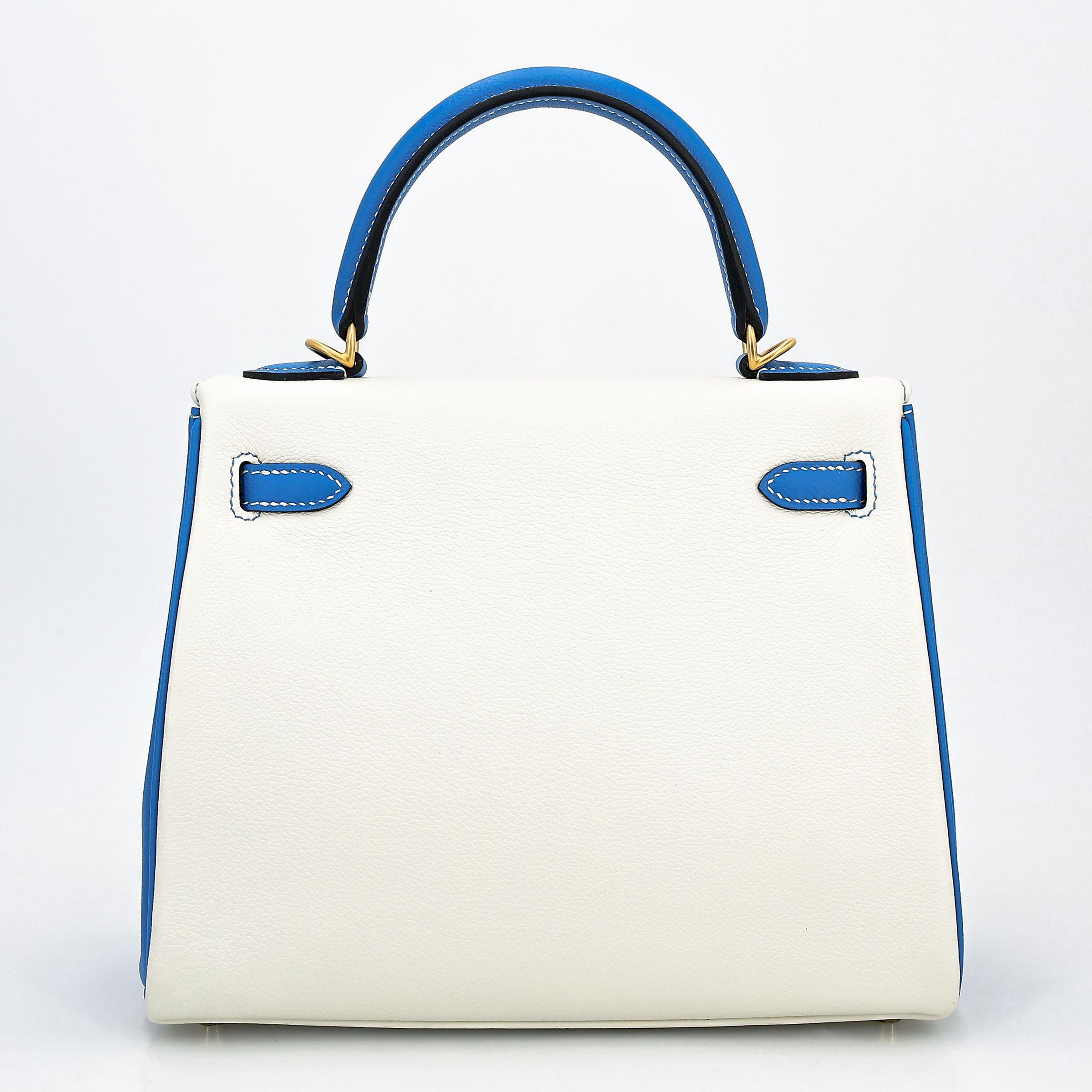 Kelly 25 HSS White (01) Bleu Hydra (T7)