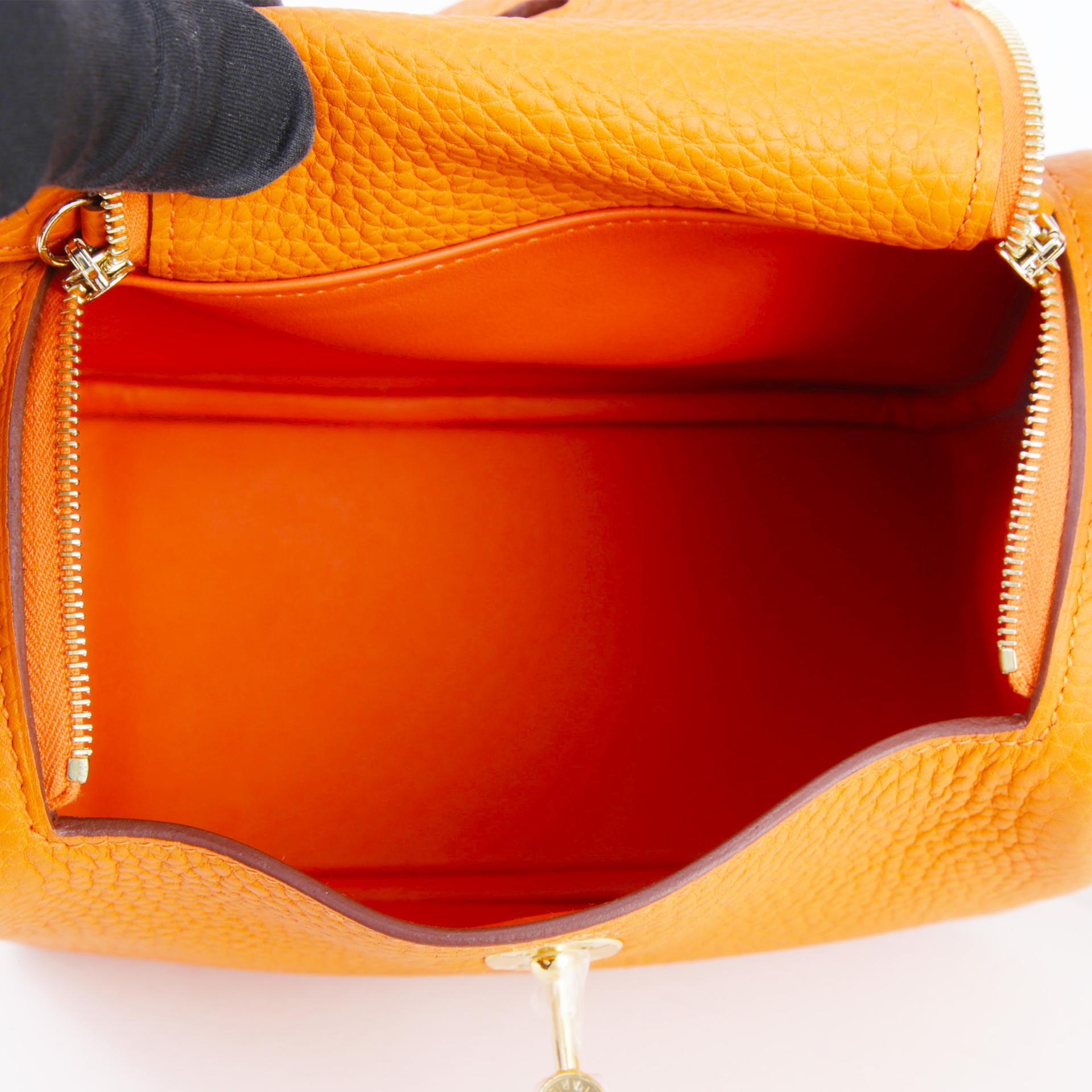 ランク NS 未使用品 HERMÈS エルメス ミニリンディ2 フー (9J) トリヨン ゴールド金具 U刻印 (2022) - 10