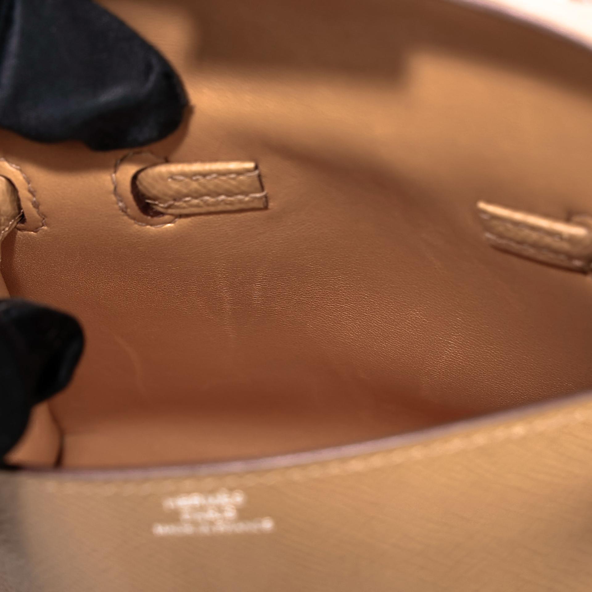 Excellent ( Rank SA ) HERMÈS Limited Edition Kelly Doll Picto Biscuit (4B) Bleu Frida (0F) Mauve Pale (09) Rose Texas (0E) Epsom Palladium hardware W (2024) - 26