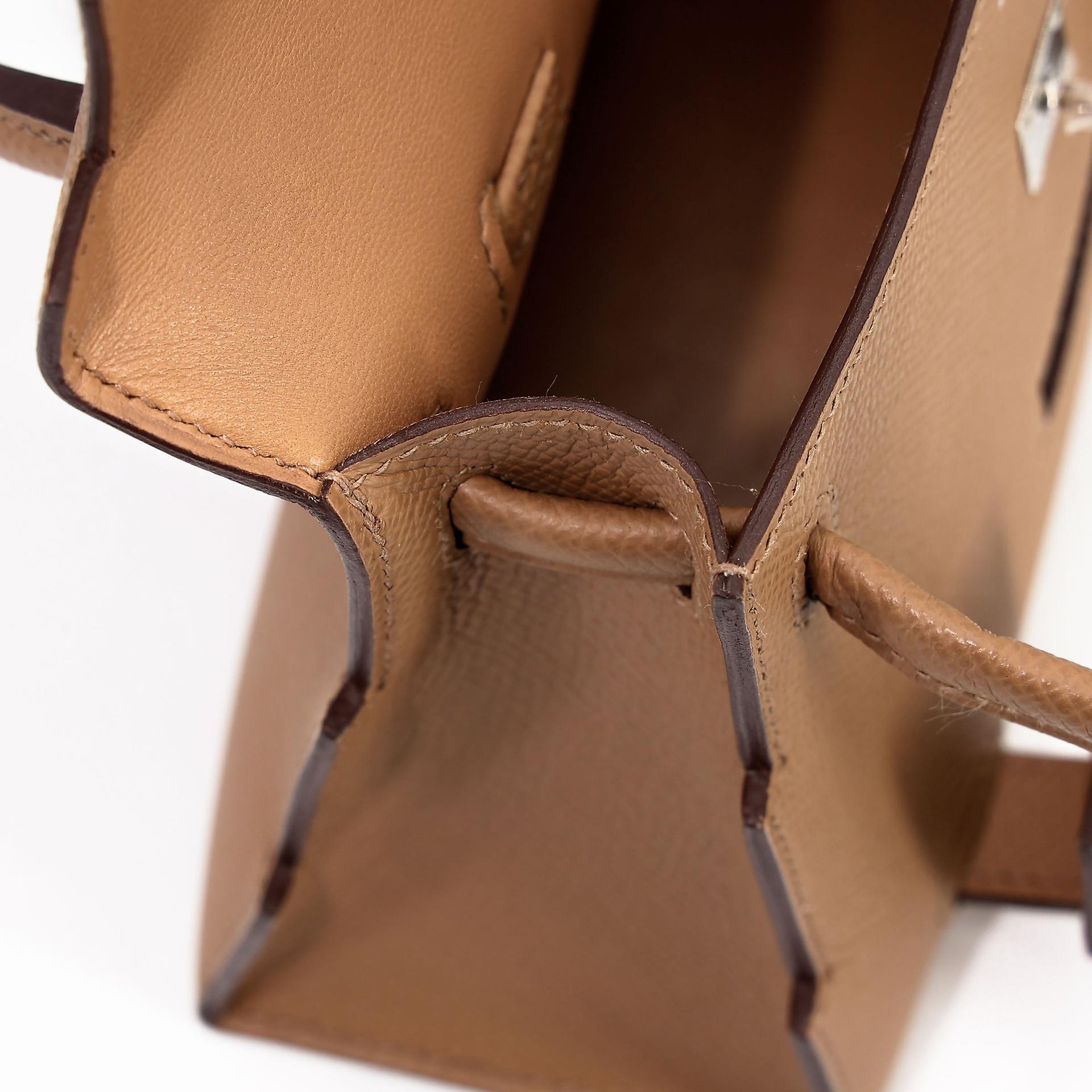 Excellent ( Rank SA ) HERMÈS Limited Edition Kelly Doll Picto Biscuit (4B) Bleu Frida (0F) Mauve Pale (09) Rose Texas (0E) Epsom Palladium hardware W (2024) - 32