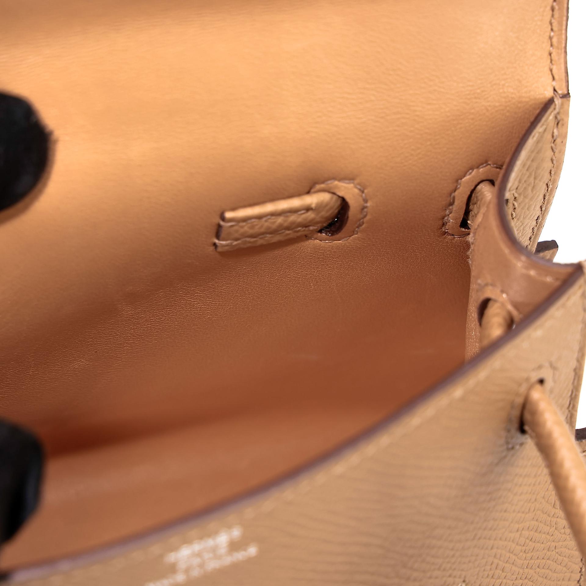 Excellent ( Rank SA ) HERMÈS Limited Edition Kelly Doll Picto Biscuit (4B) Bleu Frida (0F) Mauve Pale (09) Rose Texas (0E) Epsom Palladium hardware W (2024) - 27