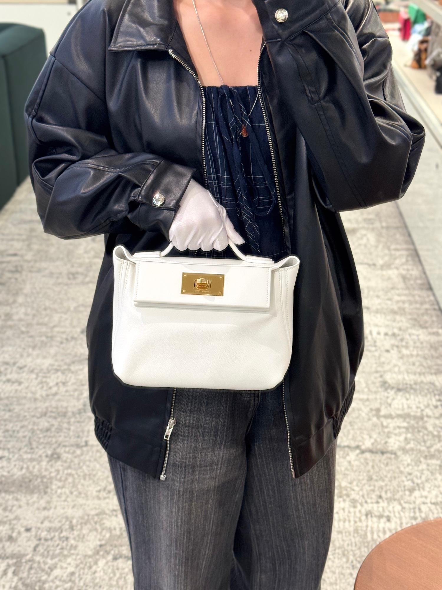 ランク NS 未使用品 HERMÈS エルメス ヴァンキャトルミニ ニューホワイト (0U) エバーカラー スイフト ゴールド金具 B刻印 (2023) - 3
