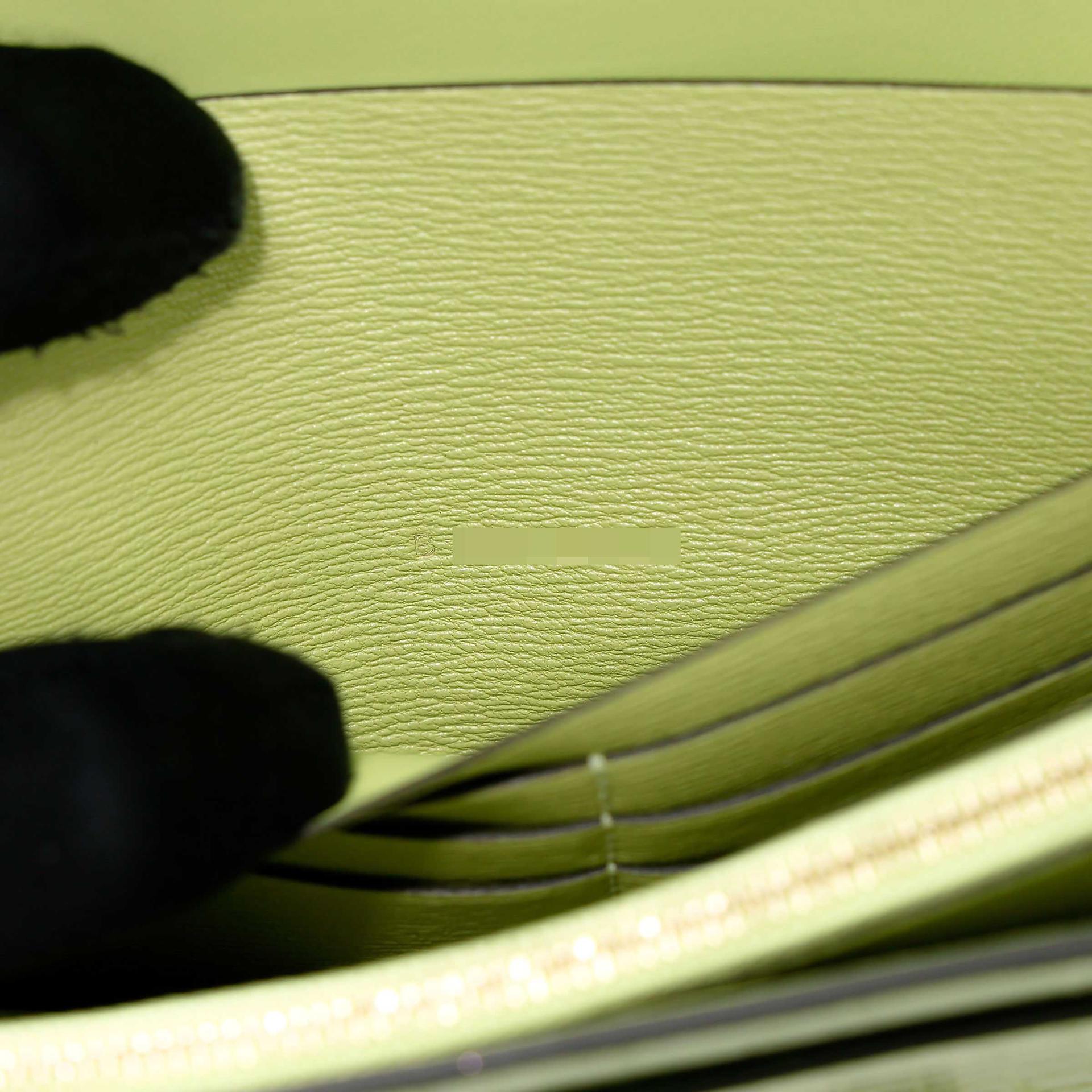 Unused ( Rank NS ) HERMÈS Constance To Go Jaune Bourgeon (R9) Matte Alligator Gold hardware D (2019) - 13