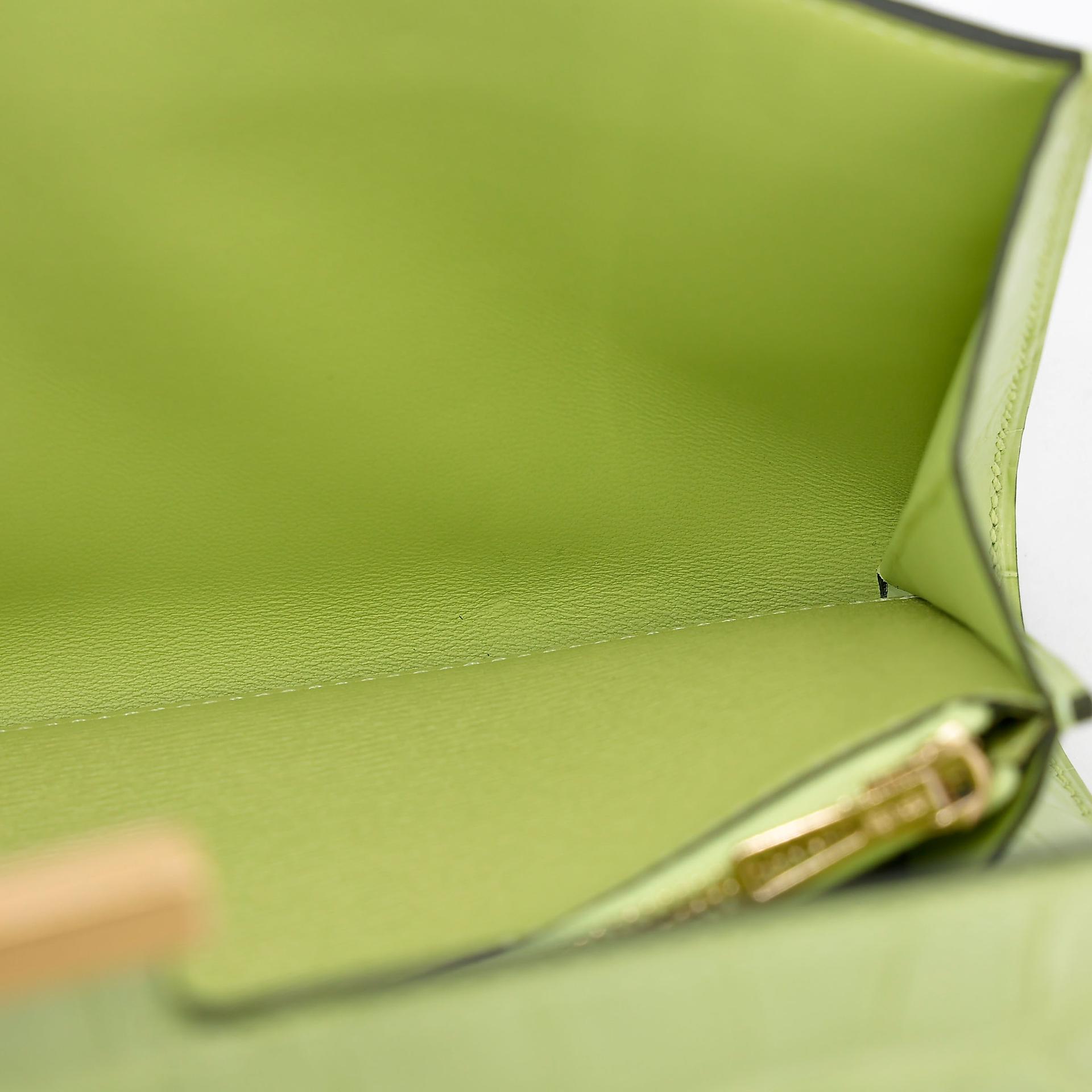 Unused ( Rank NS ) HERMÈS Constance To Go Jaune Bourgeon (R9) Matte Alligator Gold hardware D (2019) - 24